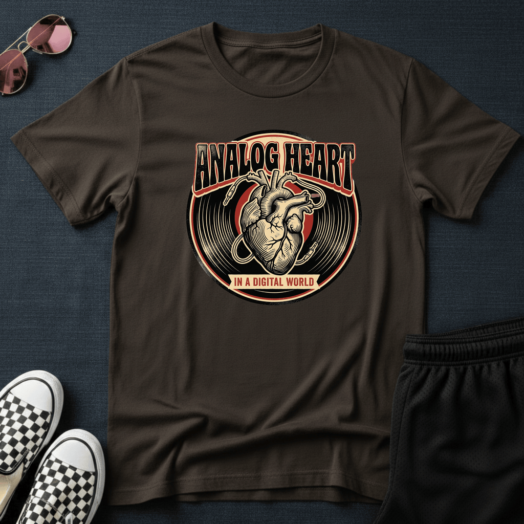 Analog heart T-shirt