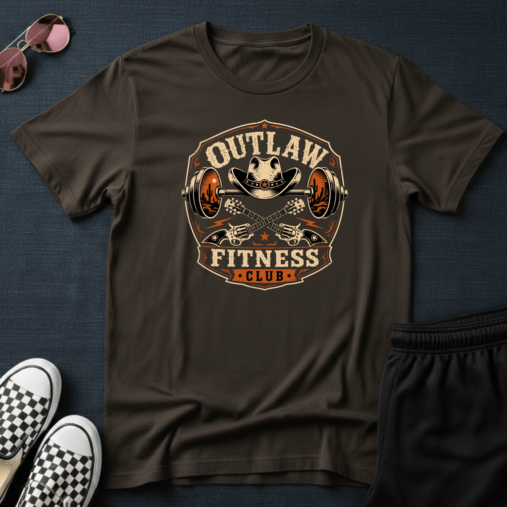 Outlaw fitness club T-shirt