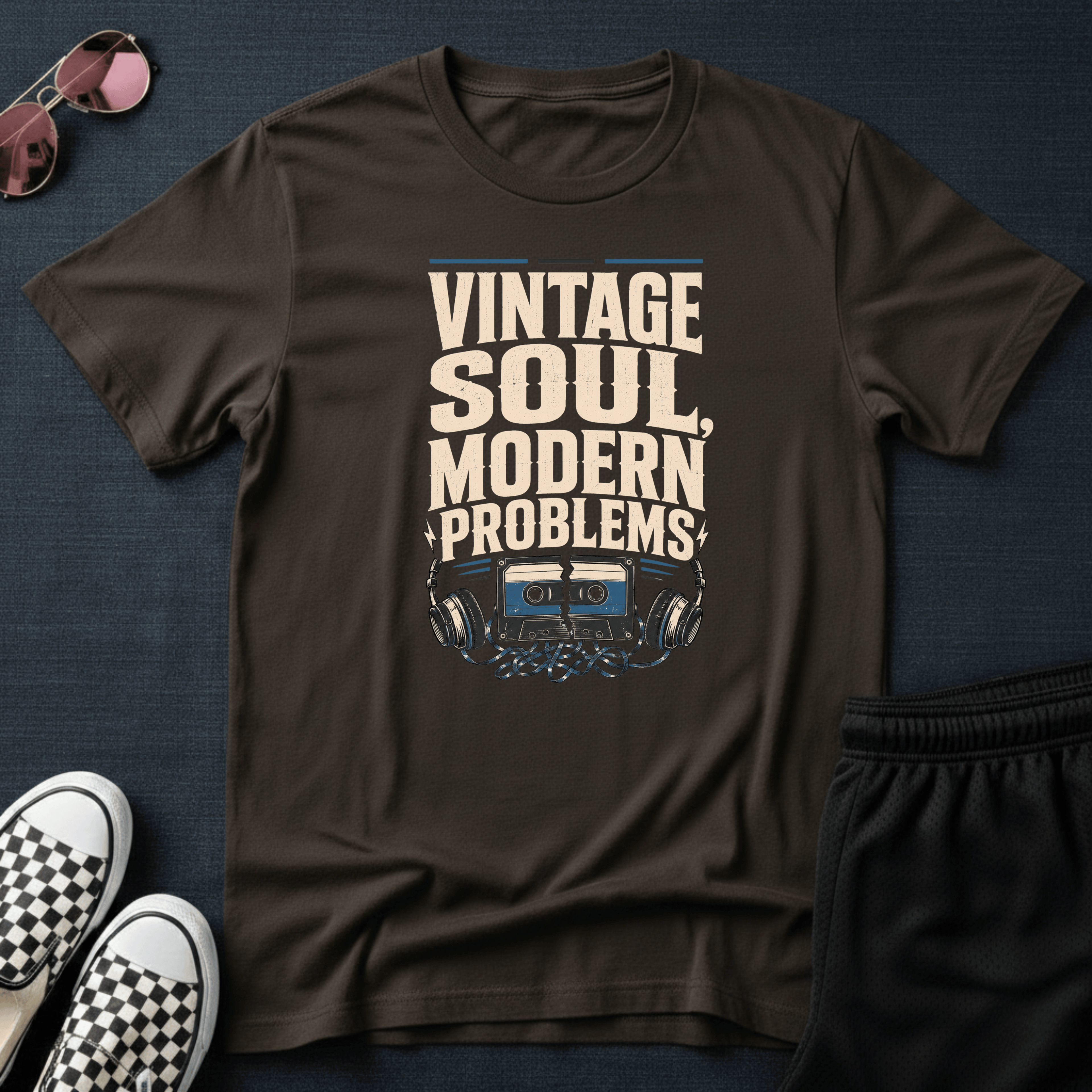 Vintage soul, modern problems T-shirt