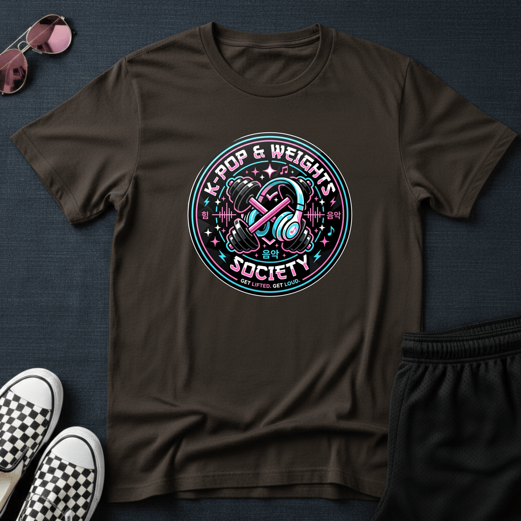 K-pop and weights T-shirt