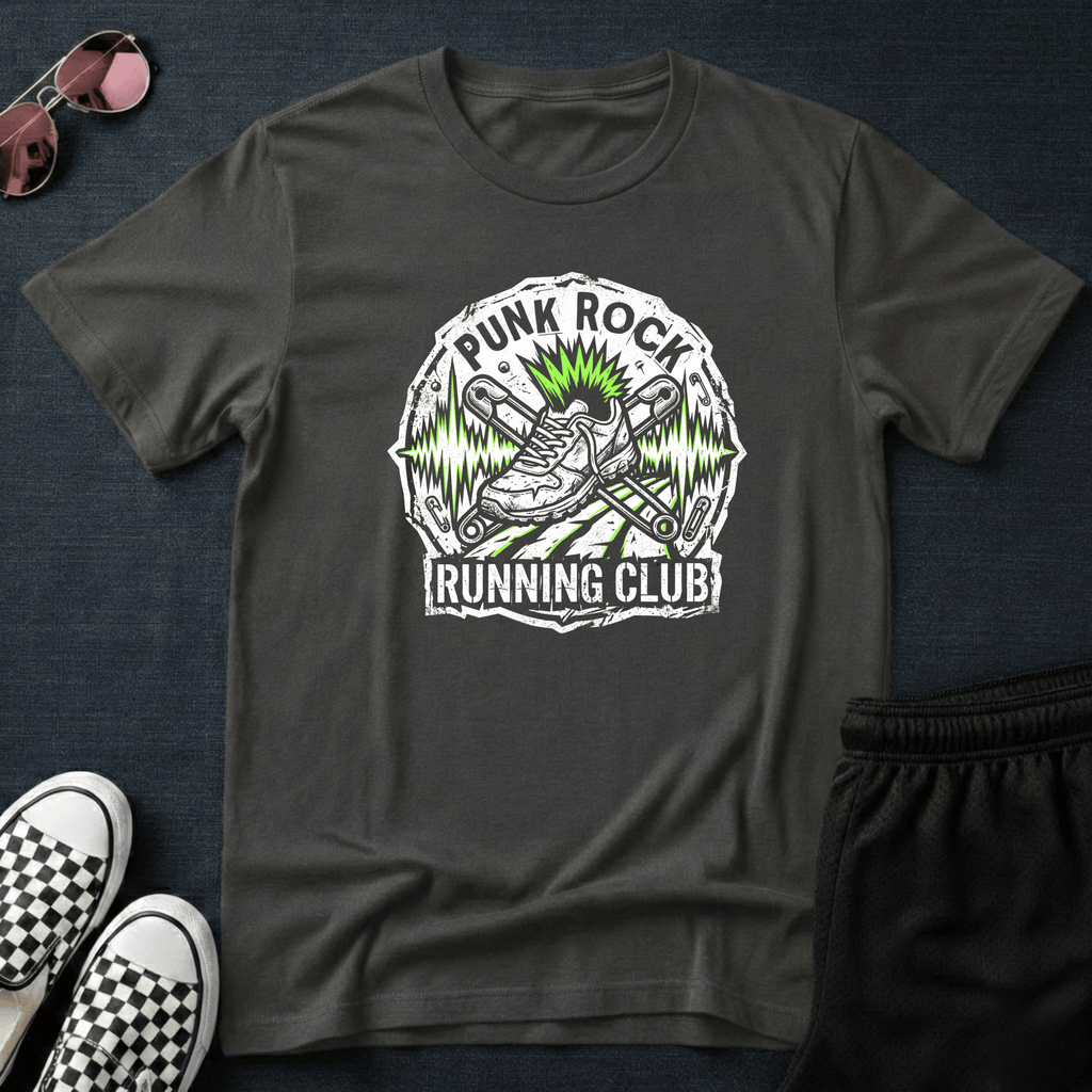 Punk rock running club T-shirt