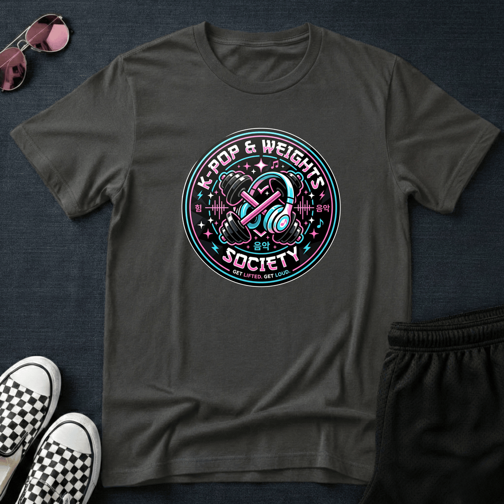 K-pop and weights T-shirt