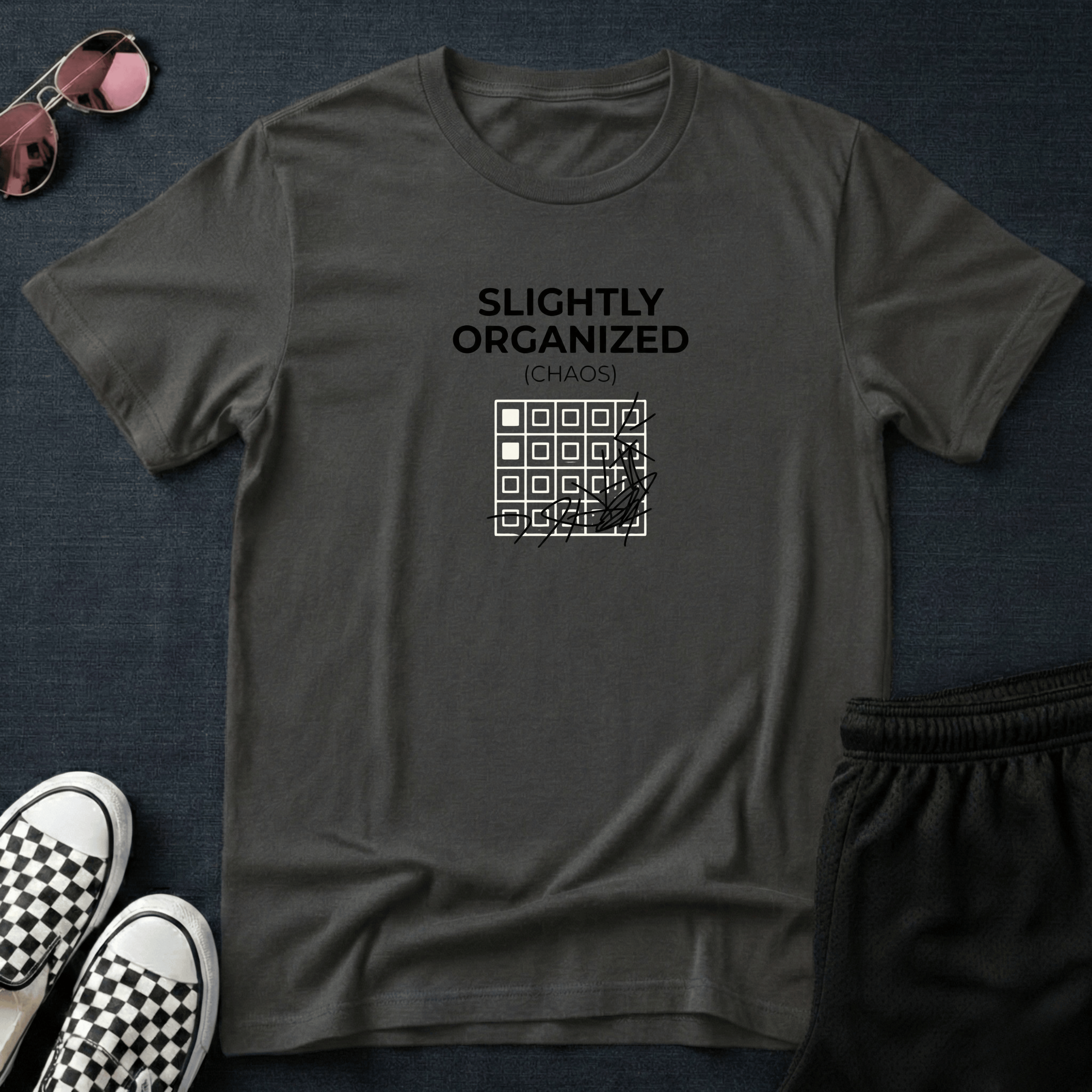 Slightly organized T-shirt