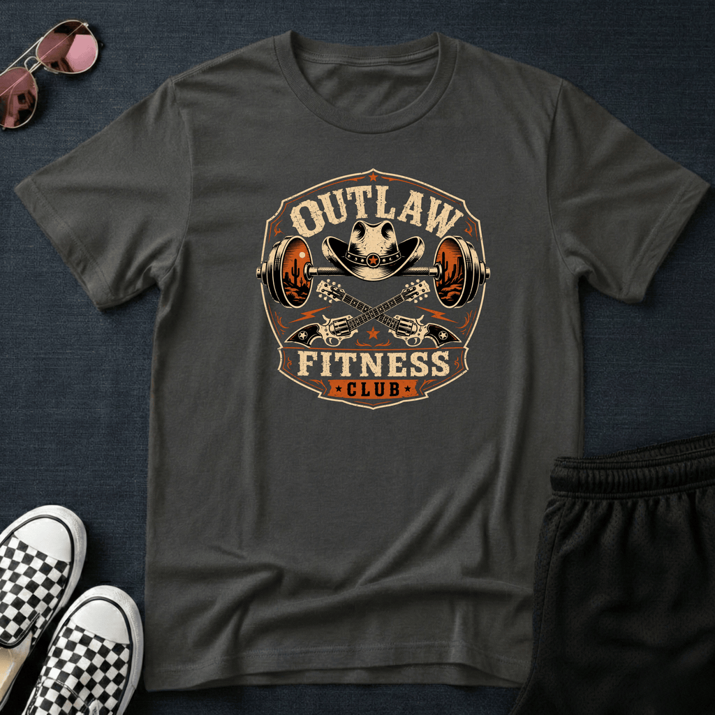 Outlaw fitness club T-shirt