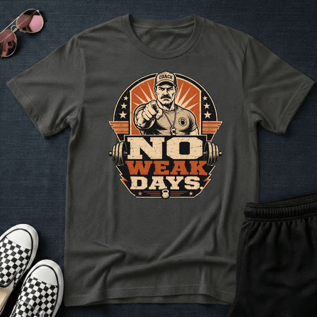 No weak days T-shirt