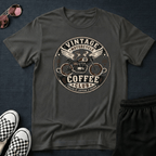 Vintage motorcycle coffe T-shirt