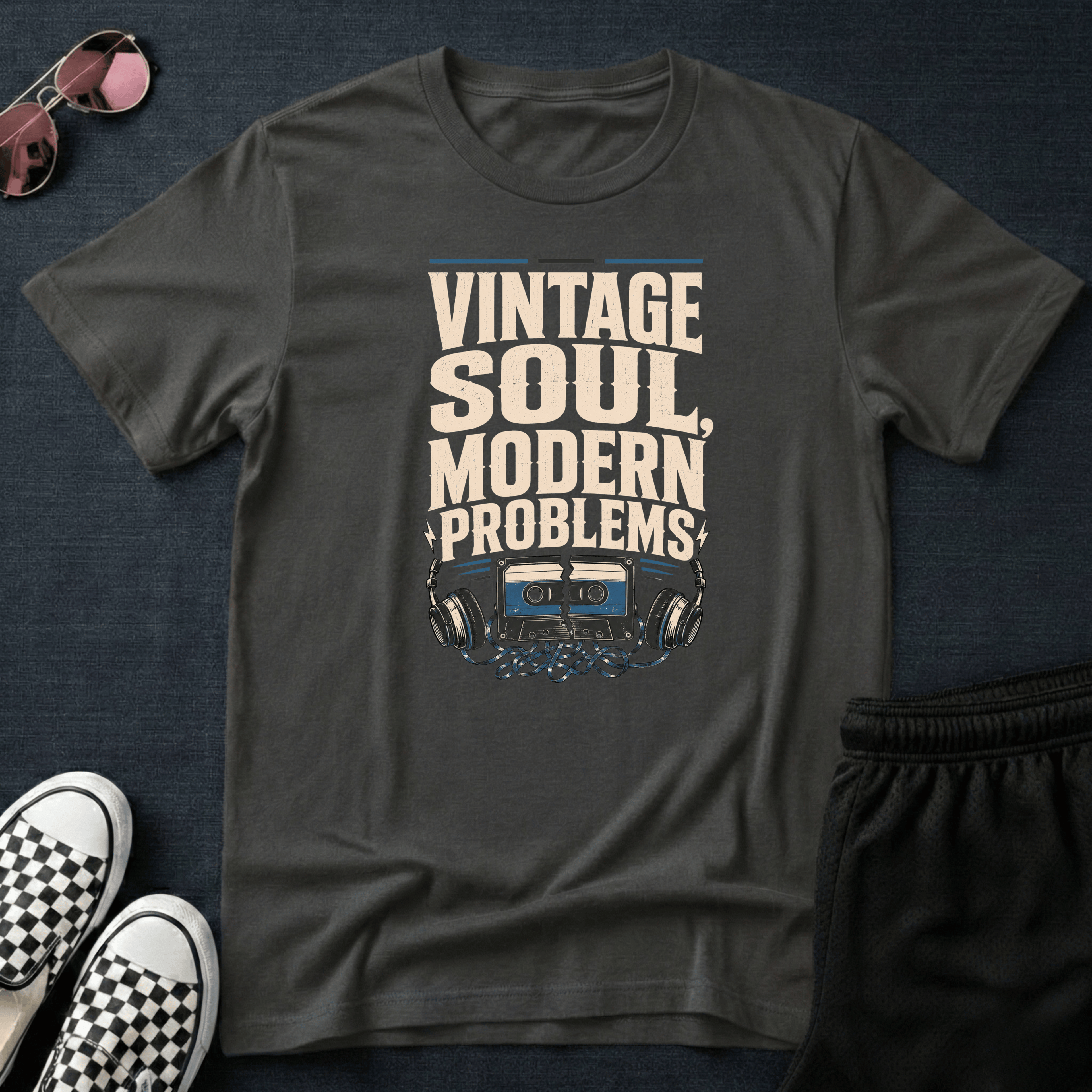 Vintage soul, modern problems T-shirt