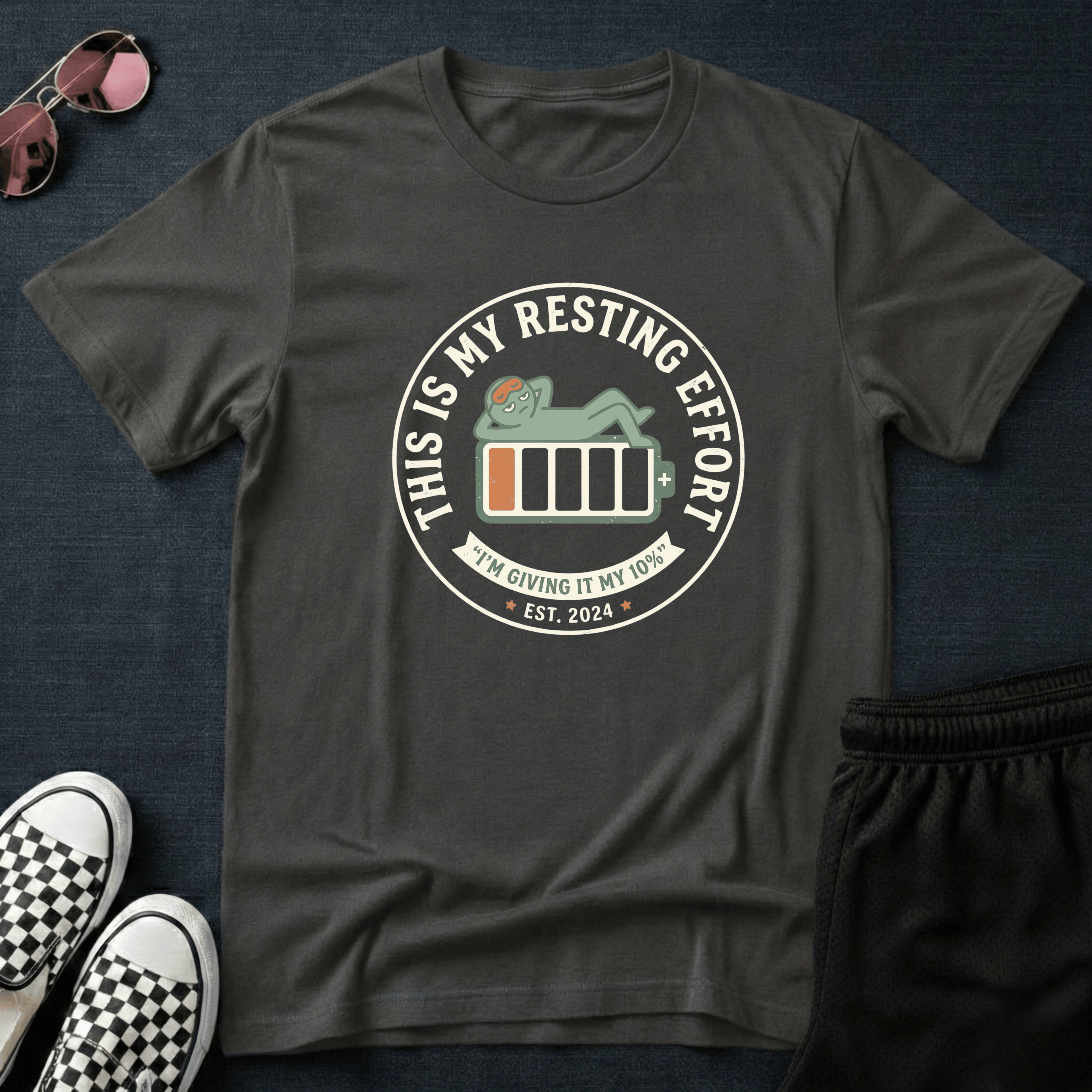 This is my resting effort T-shirt