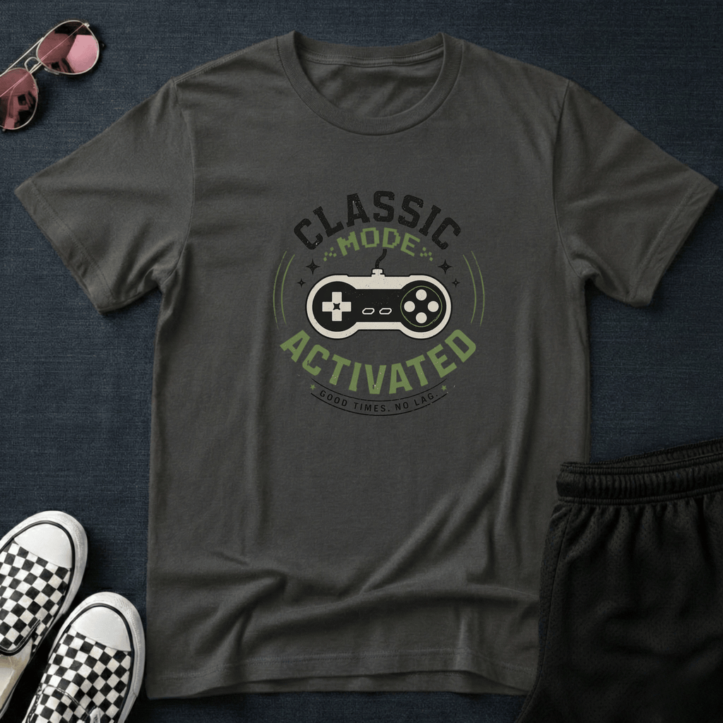 Classic mode activated T-shirt