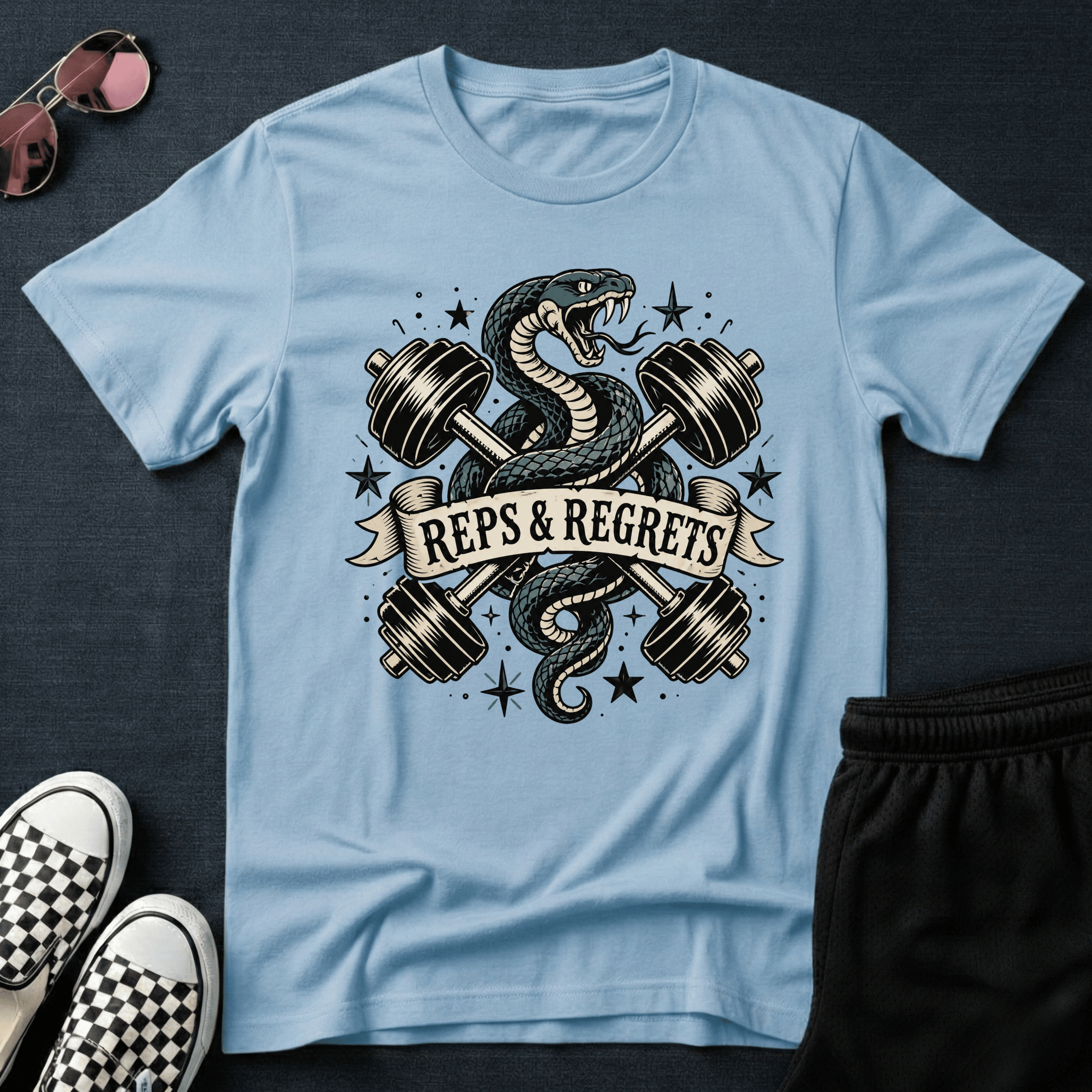 Reps and regrets T-shirt