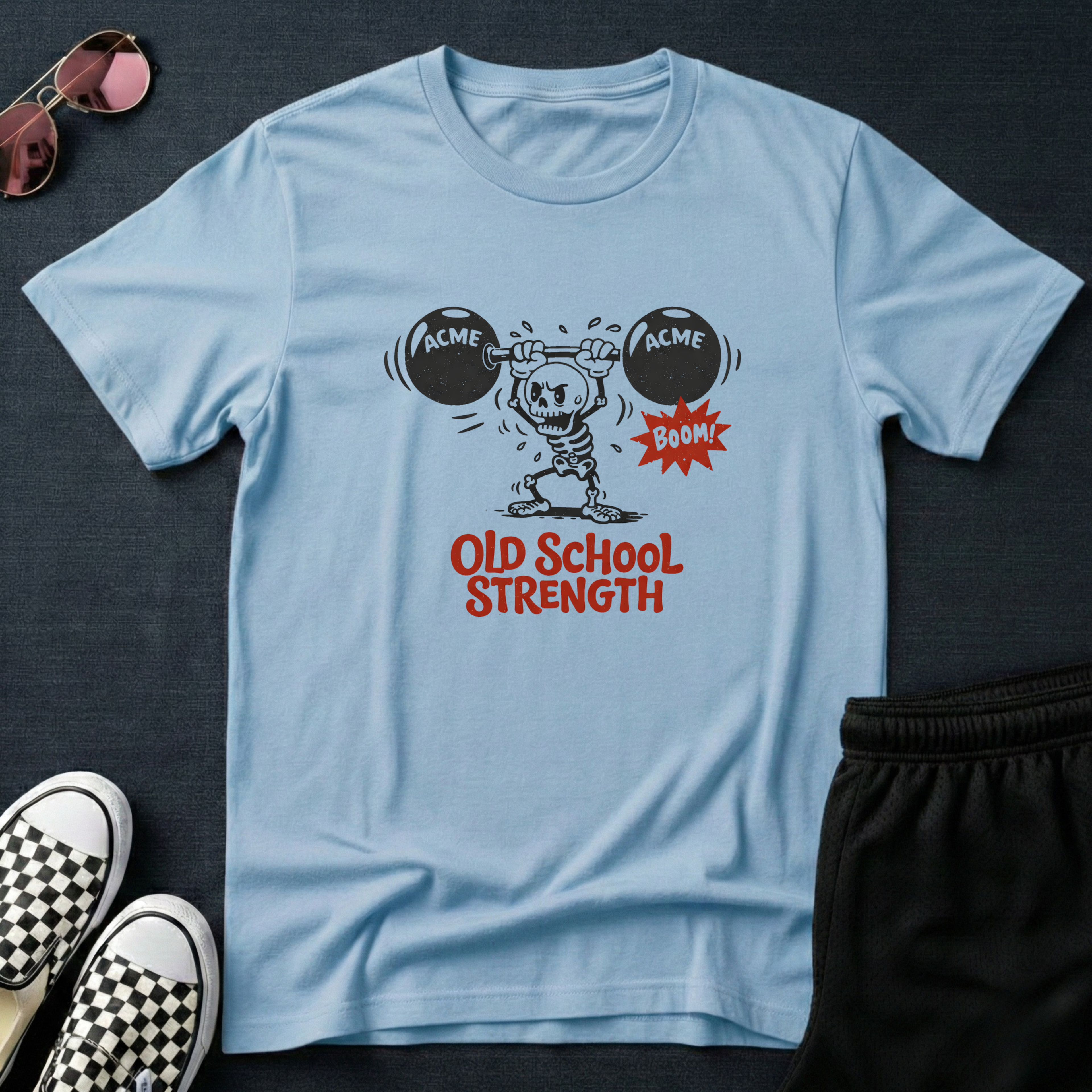 Old school strength cartoon T-Shirt