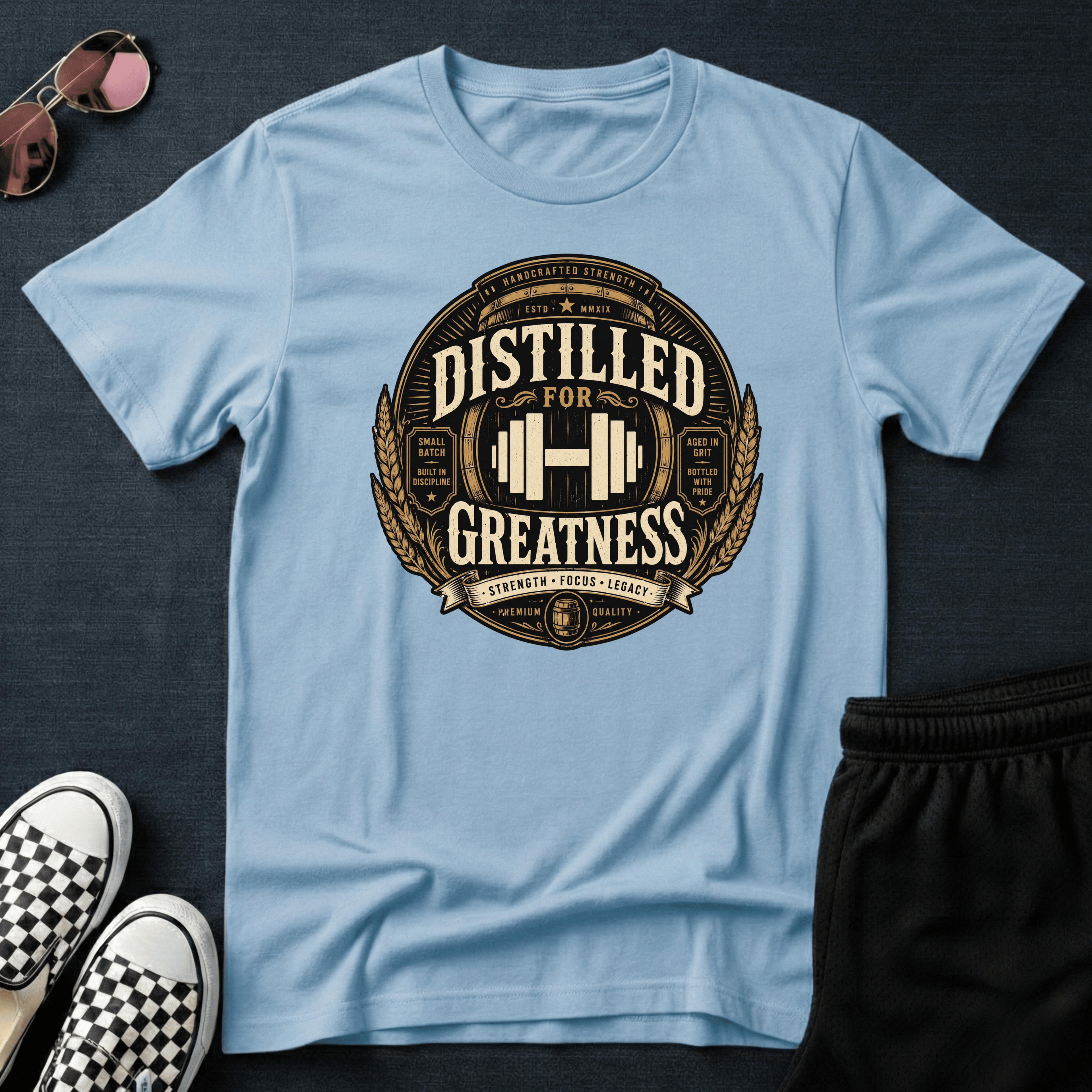 Distilled for greatness T-shirt