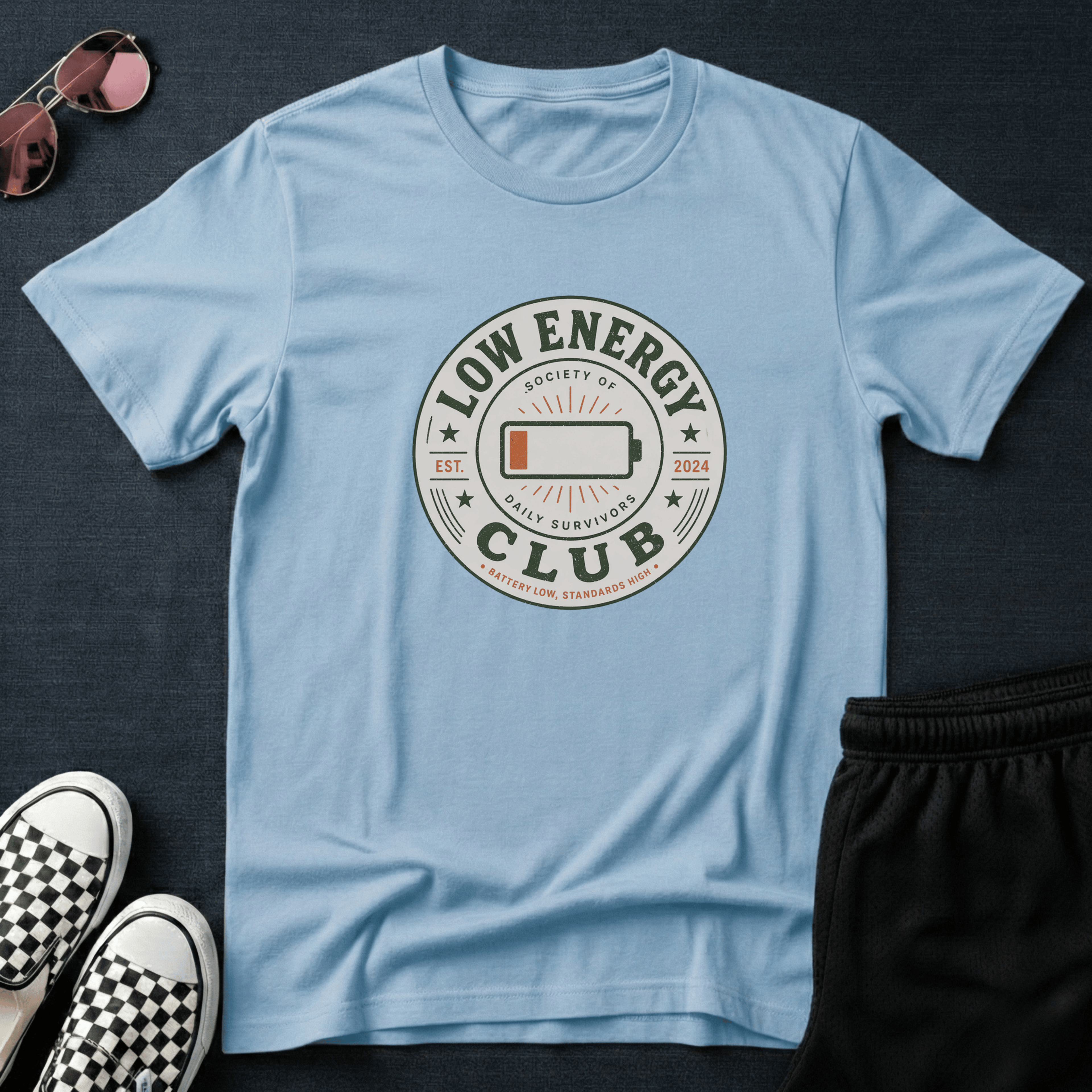 Low energy club T-shirt