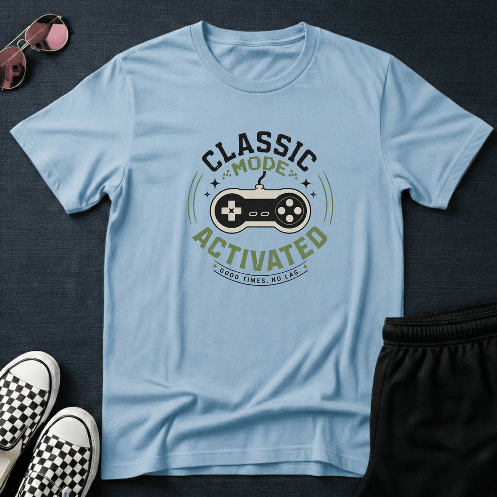 Classic mode activated T-shirt