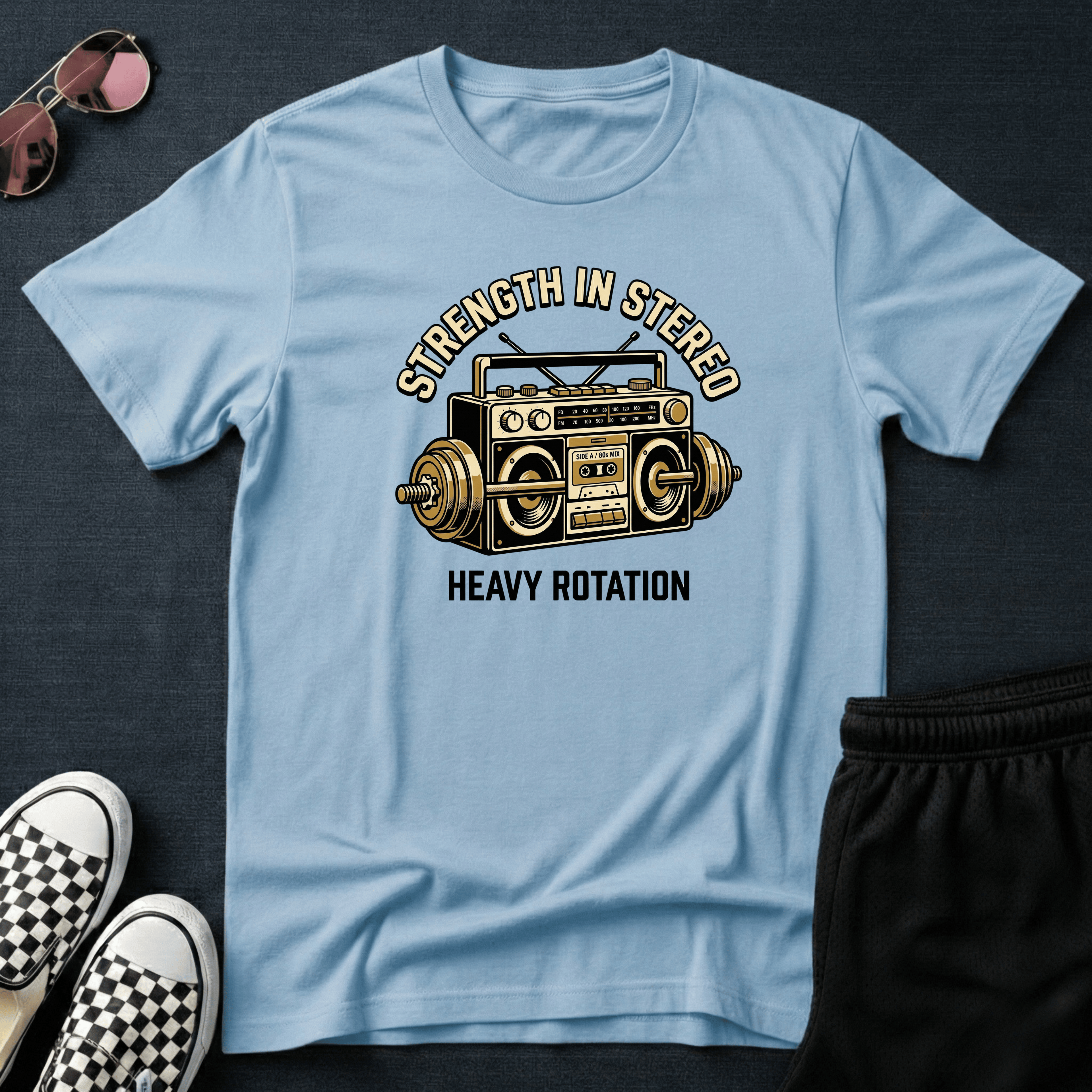 Strength in stereo T-shirt