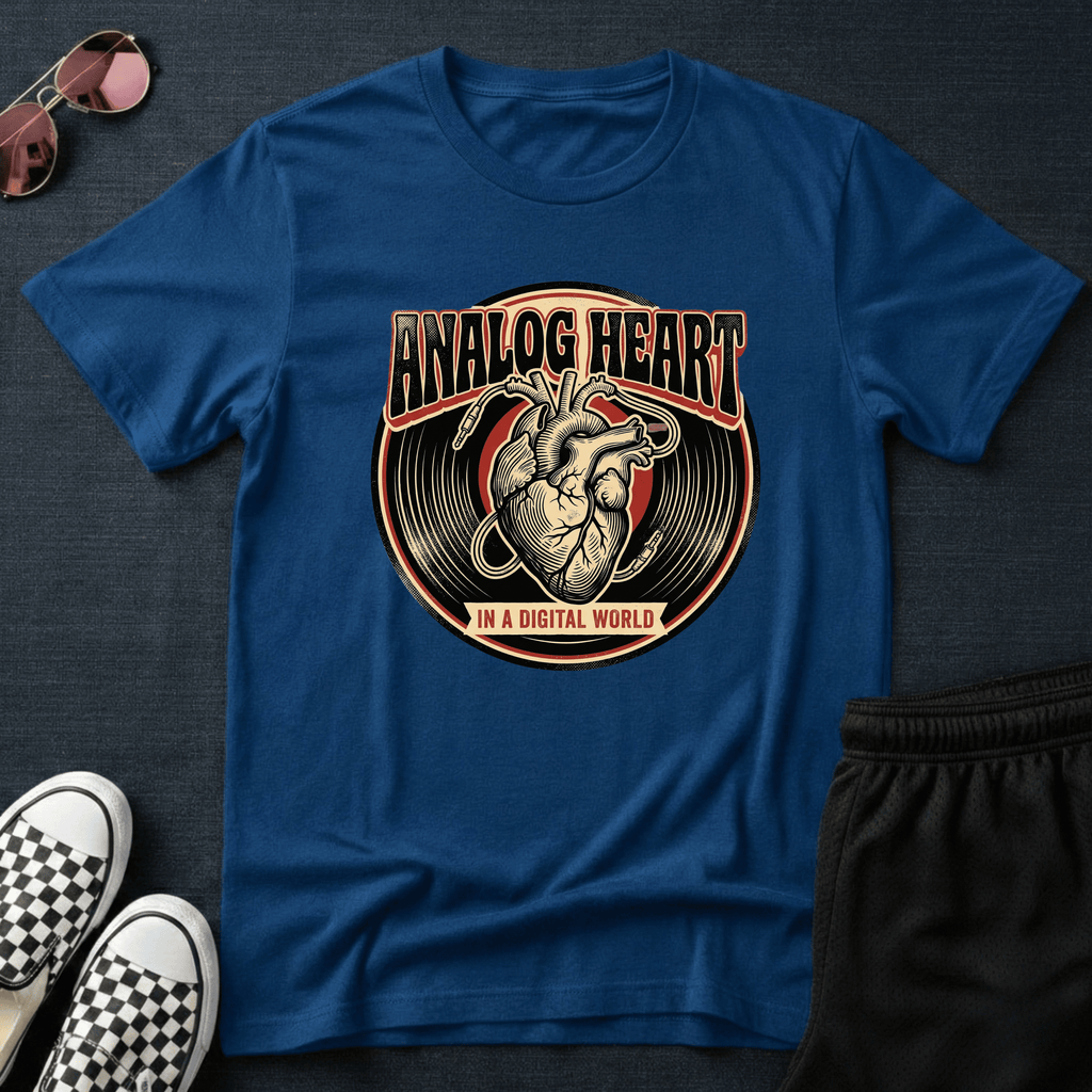 Analog heart T-shirt