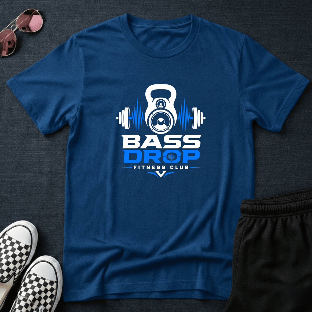 Bass drop fitness club T-shirt