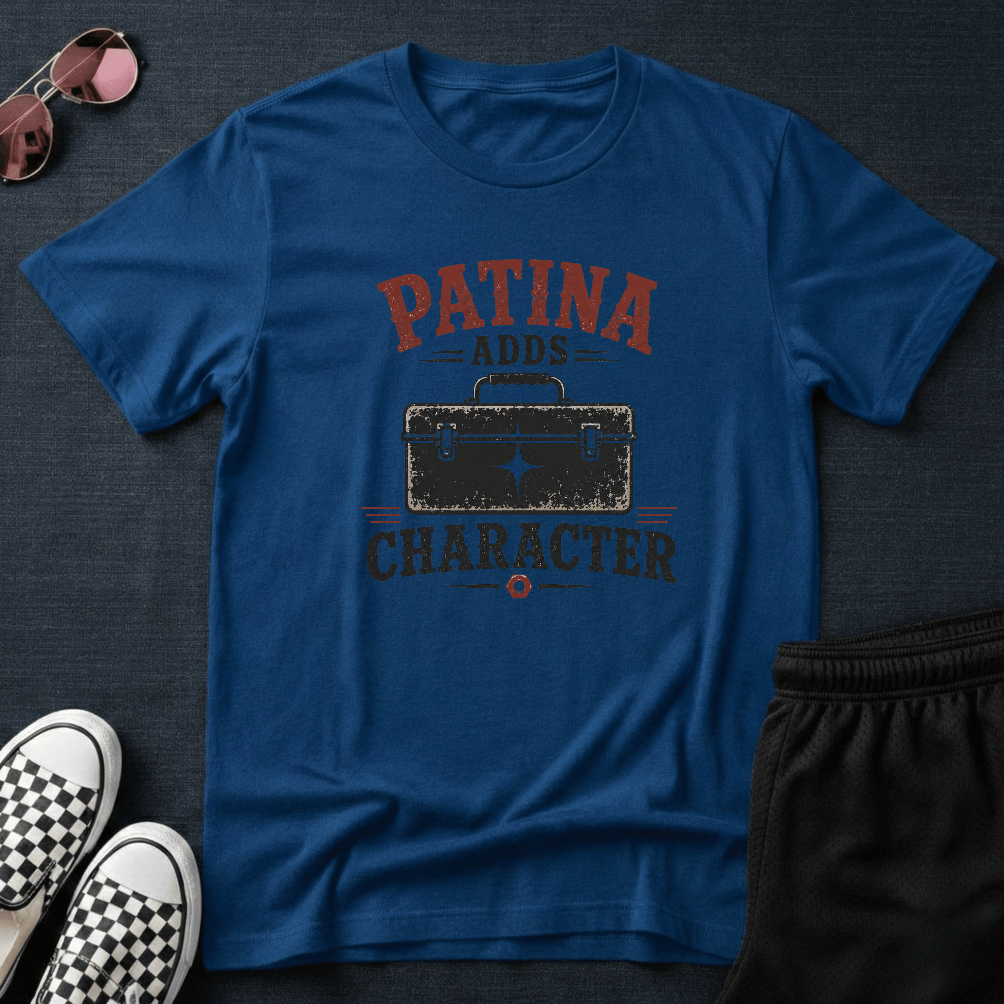 Patina adds character T-shirt