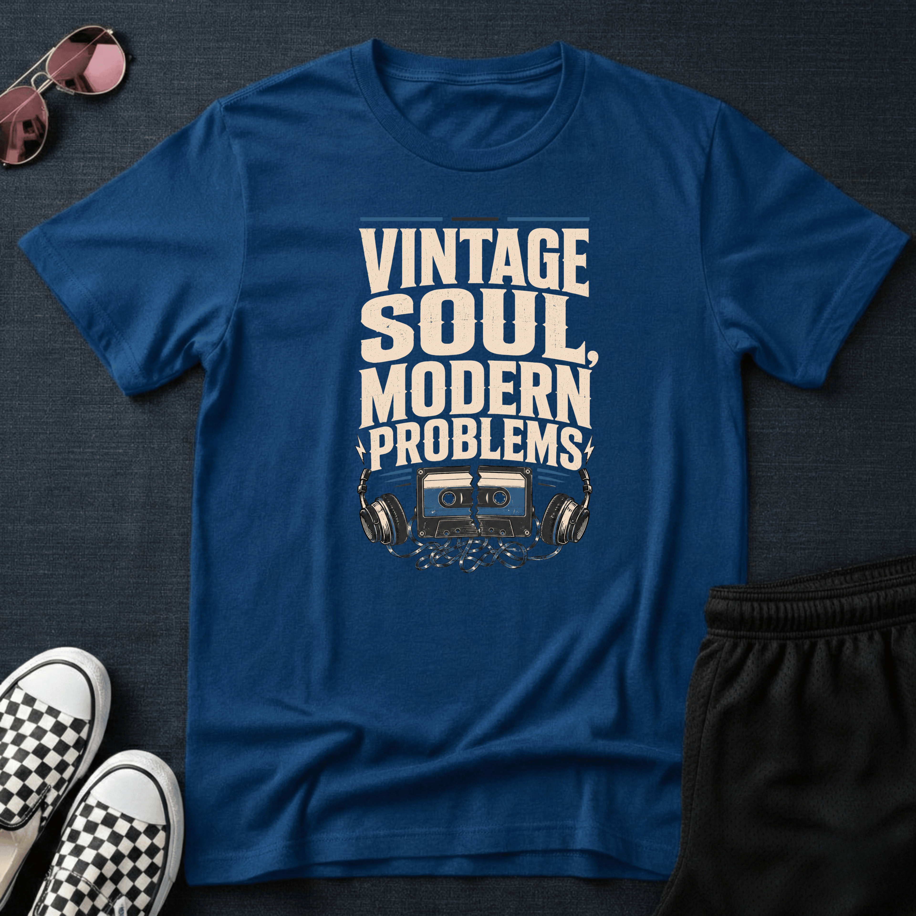 Vintage soul, modern problems T-shirt