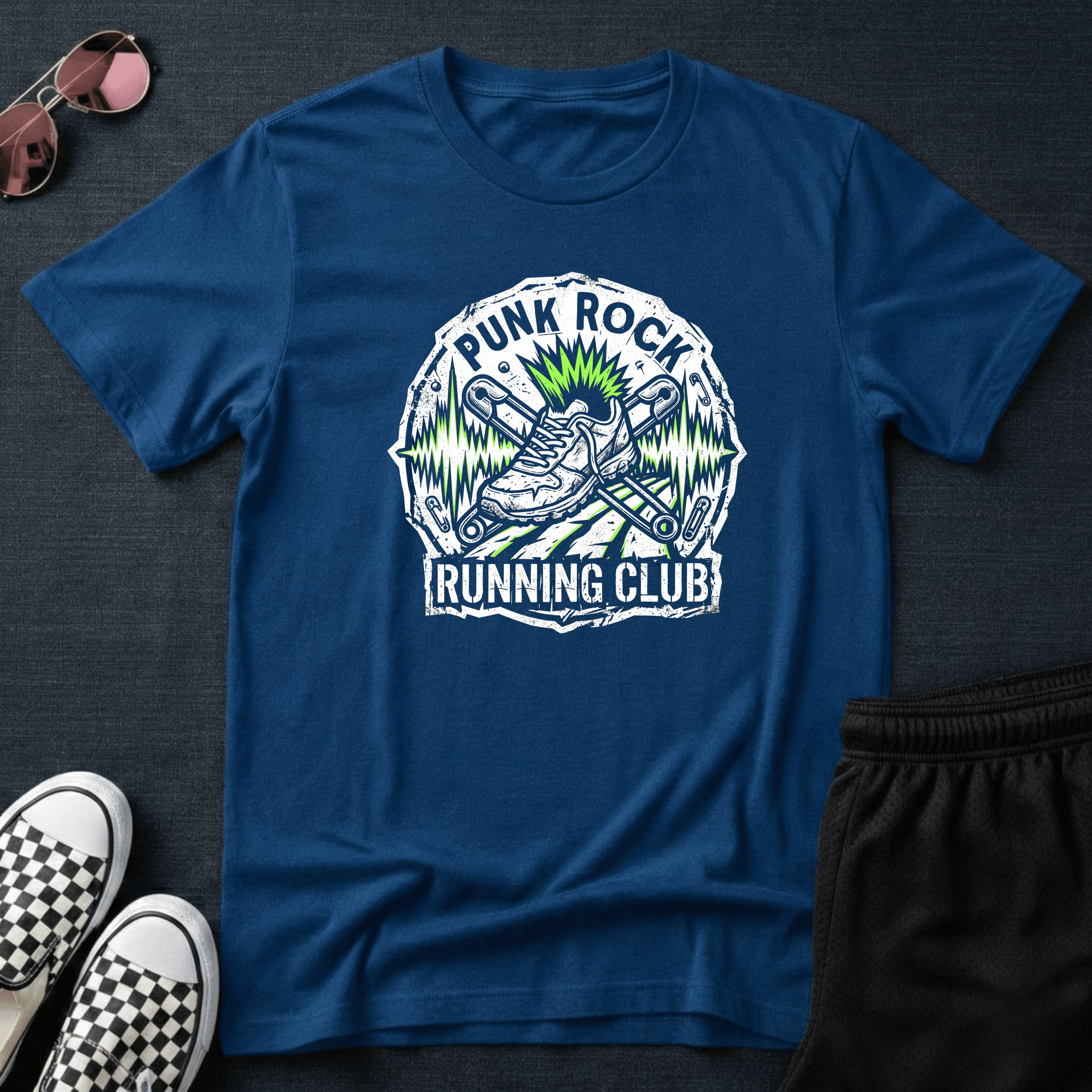 Punk rock running club T-shirt
