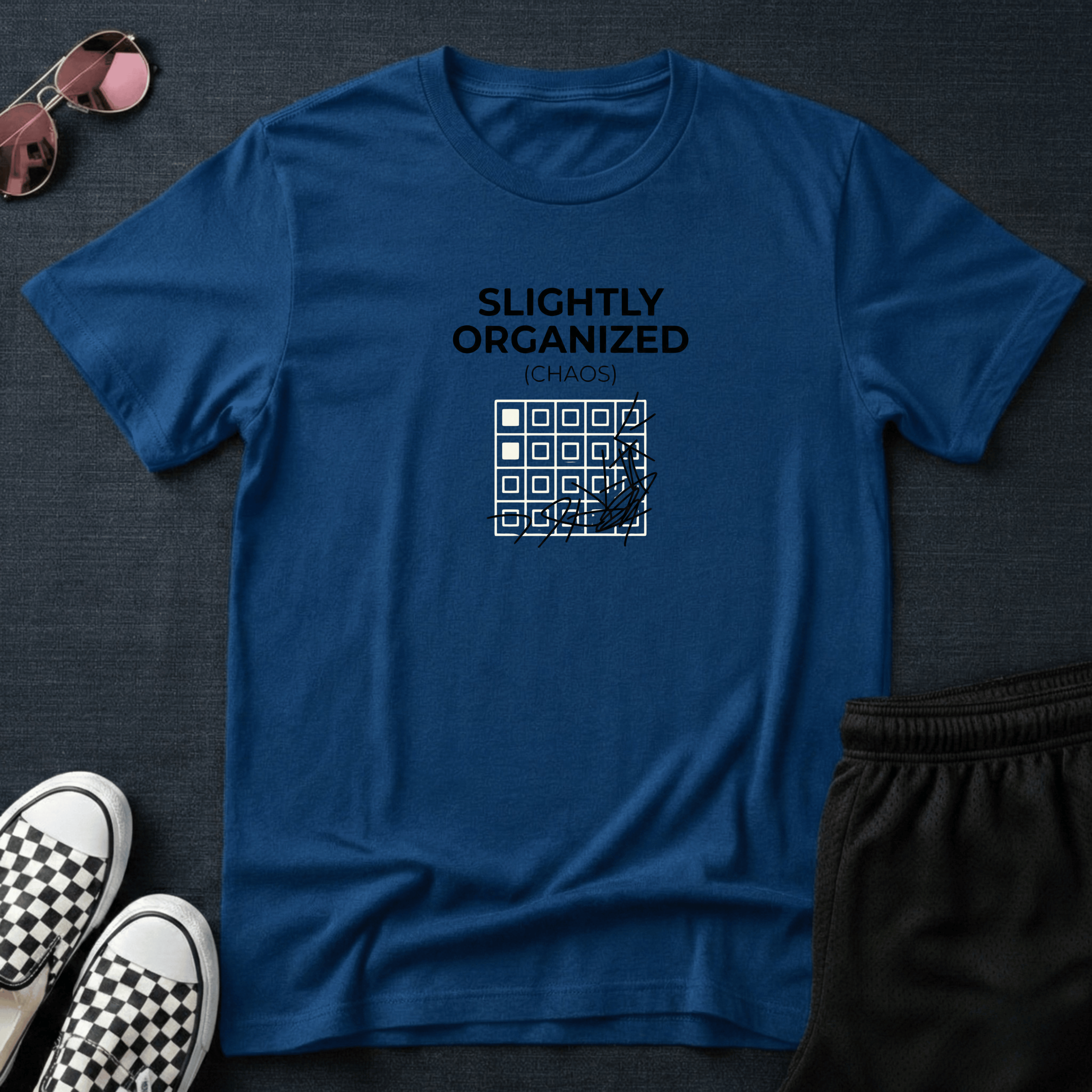 Slightly organized T-shirt