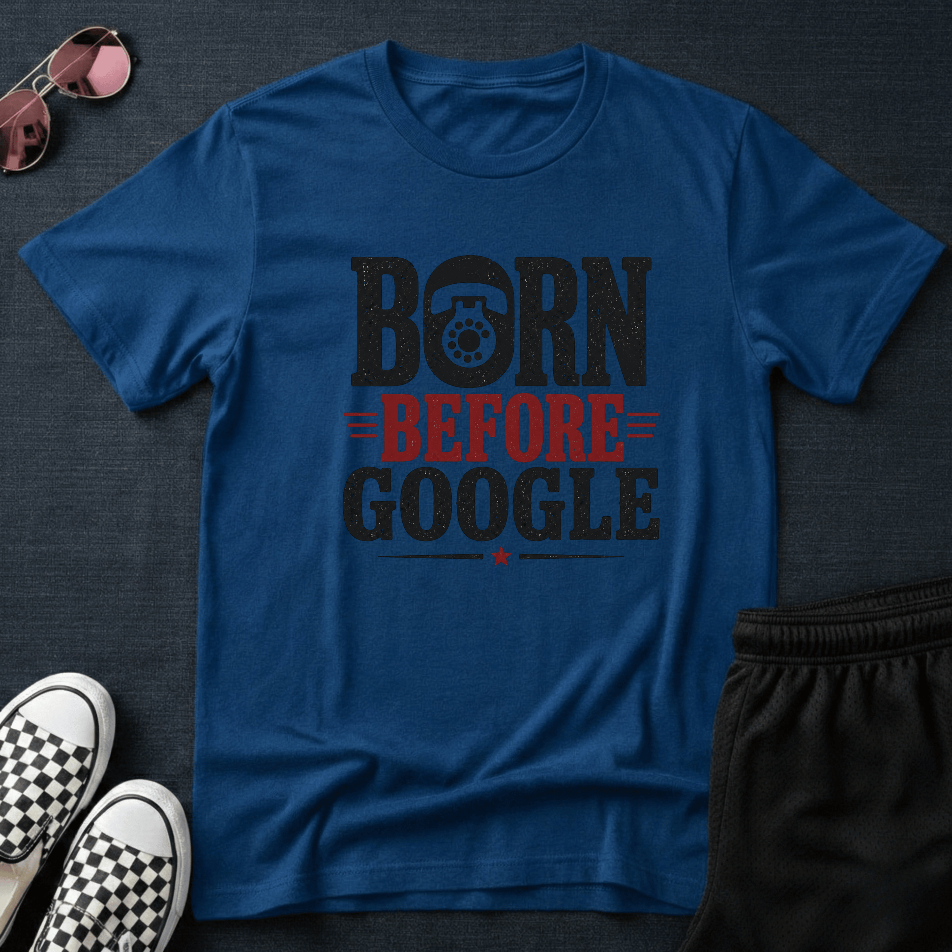 Born before google T-shirt
