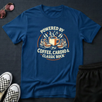 Powered by Coffe, Cardio and classic rock T-Shirt
