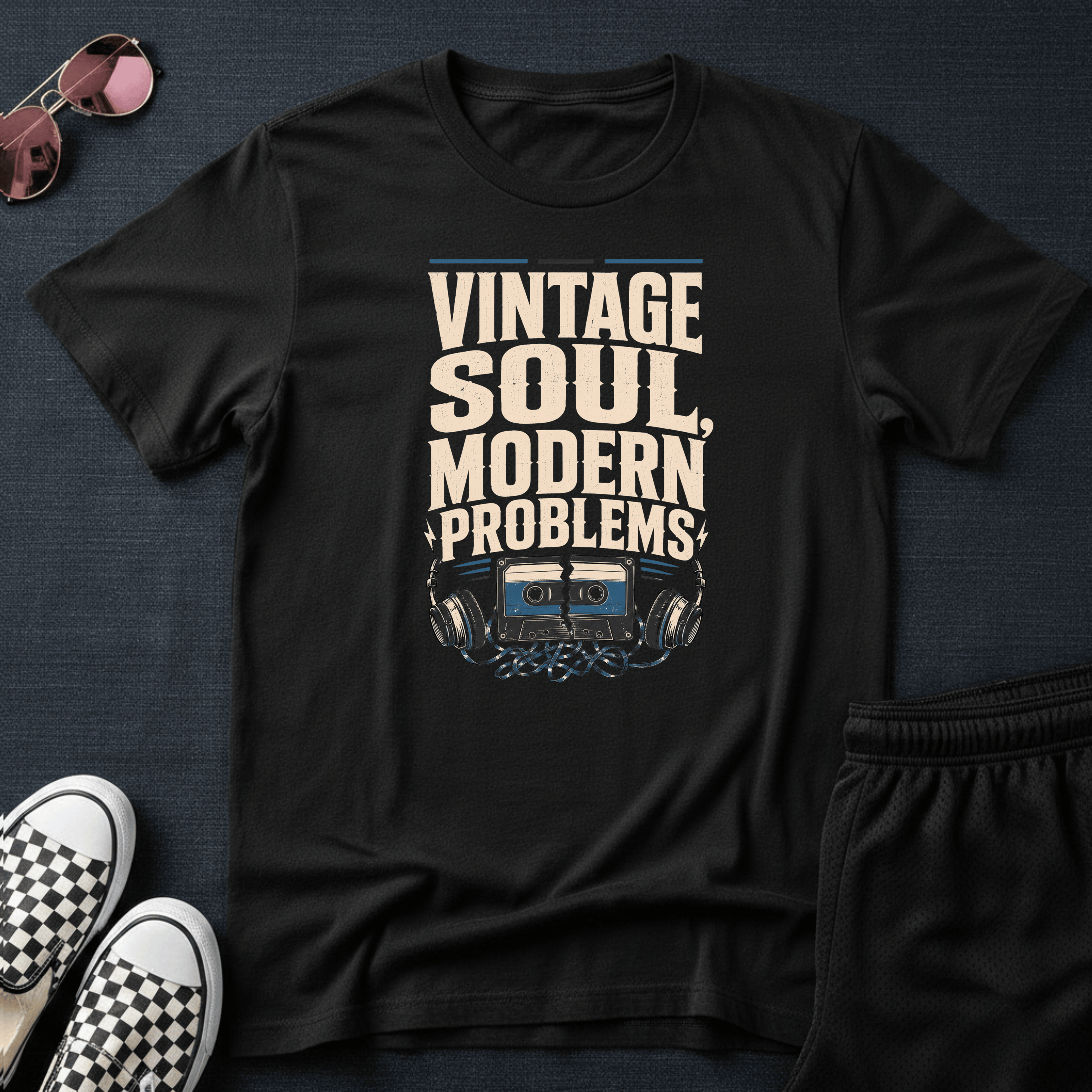 Vintage soul, modern problems T-shirt