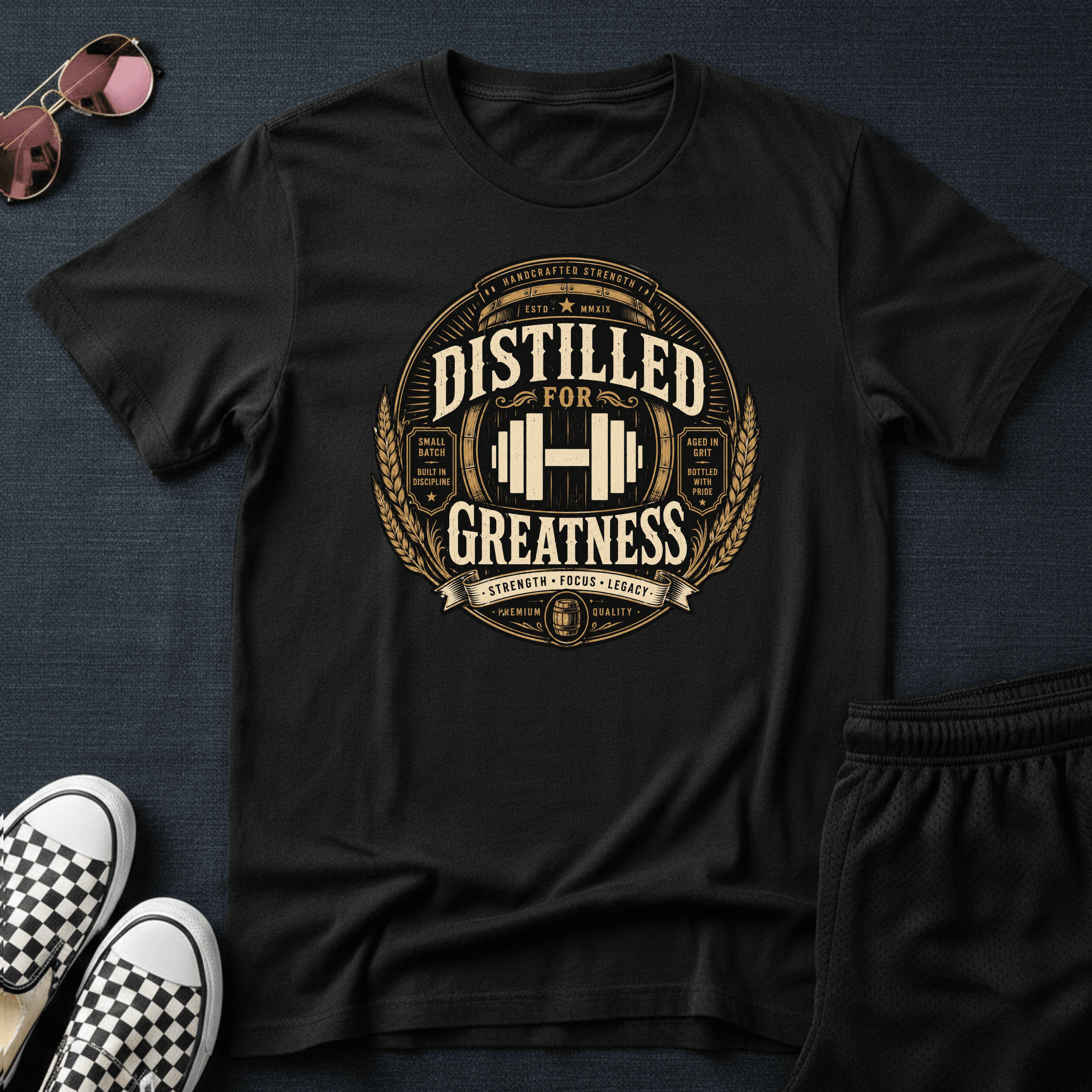 Distilled for greatness T-shirt