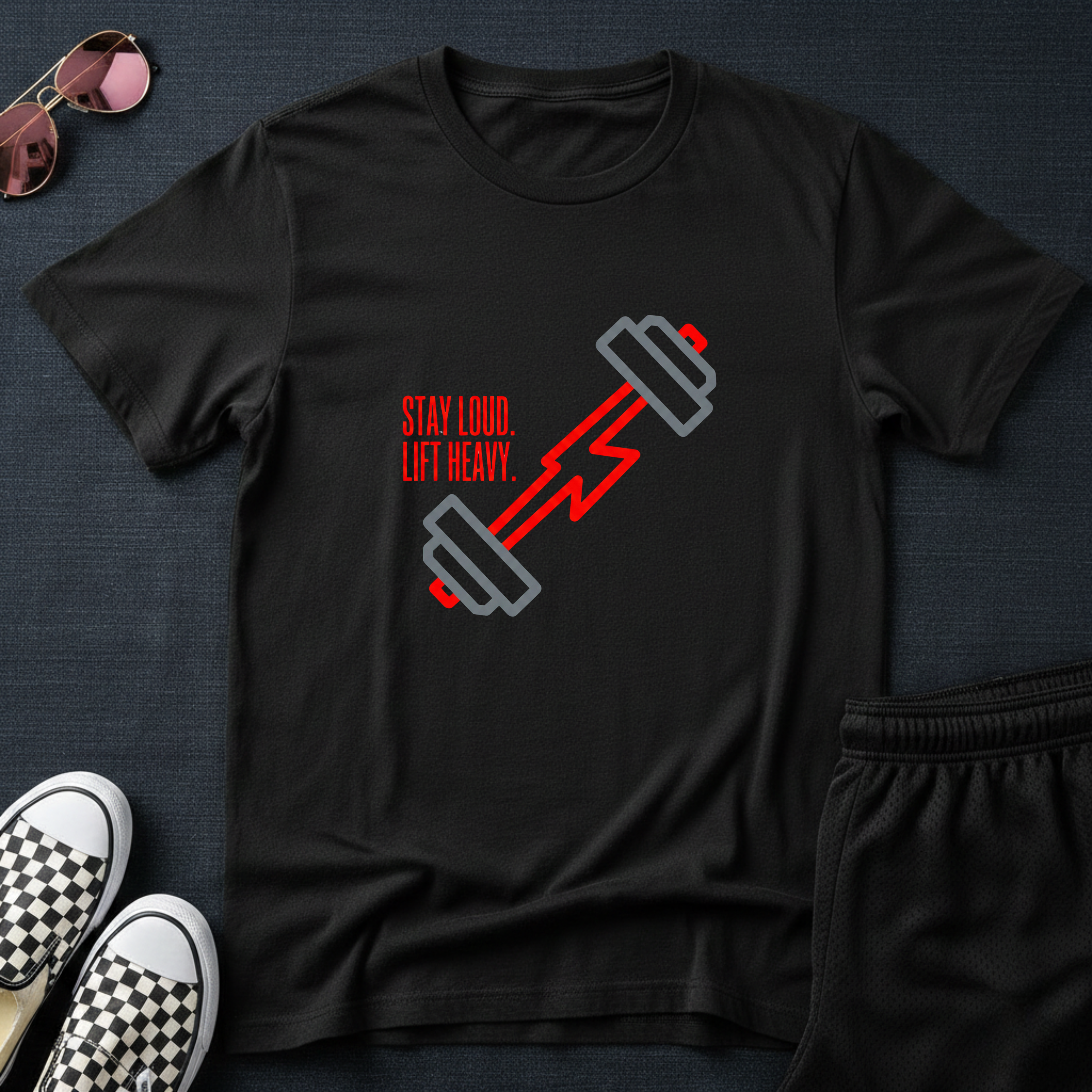 Stay loud, Lift heavy T-Shirt