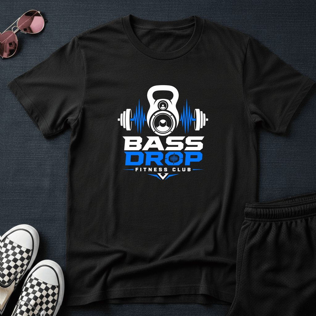 Bass drop fitness club T-shirt