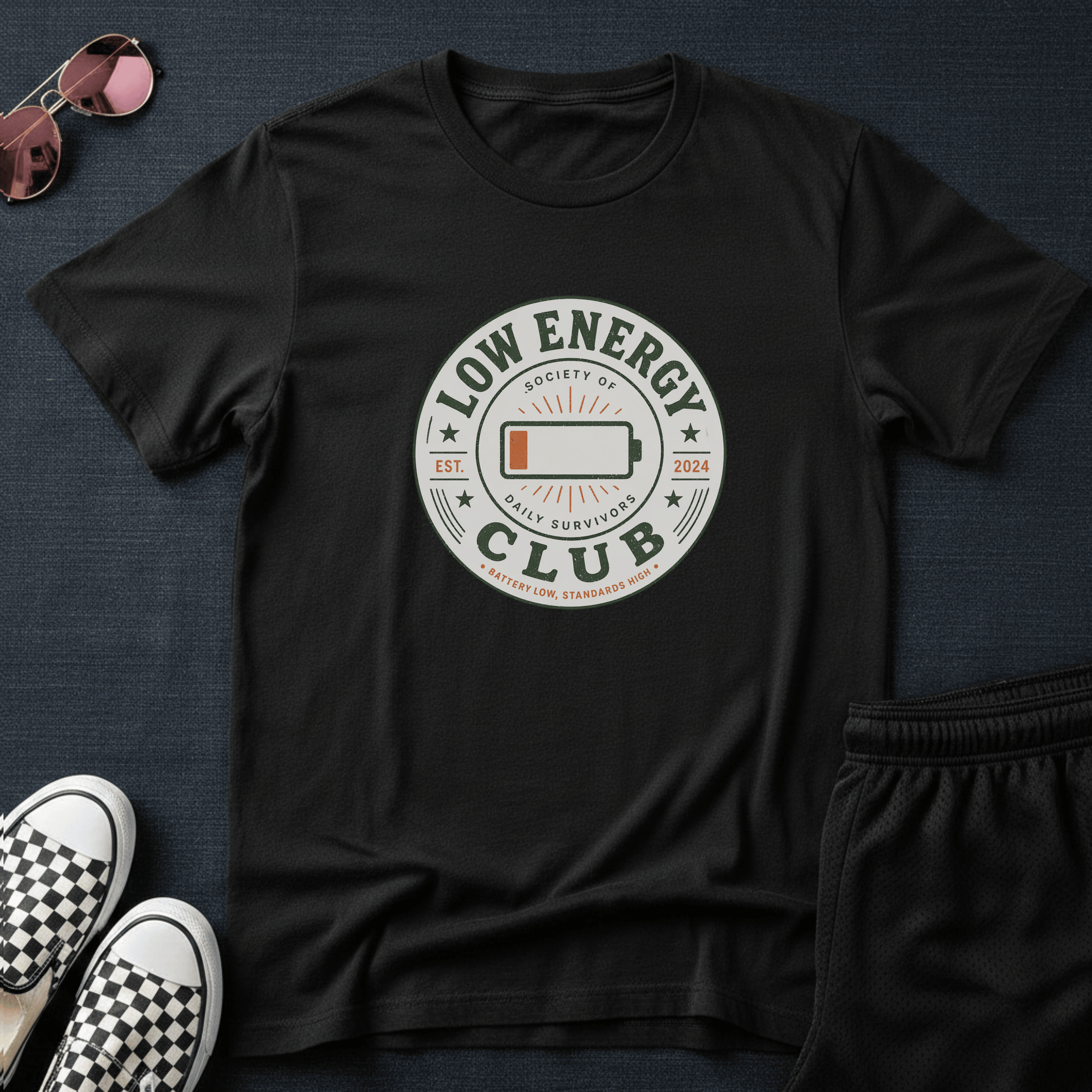 Low energy club T-shirt