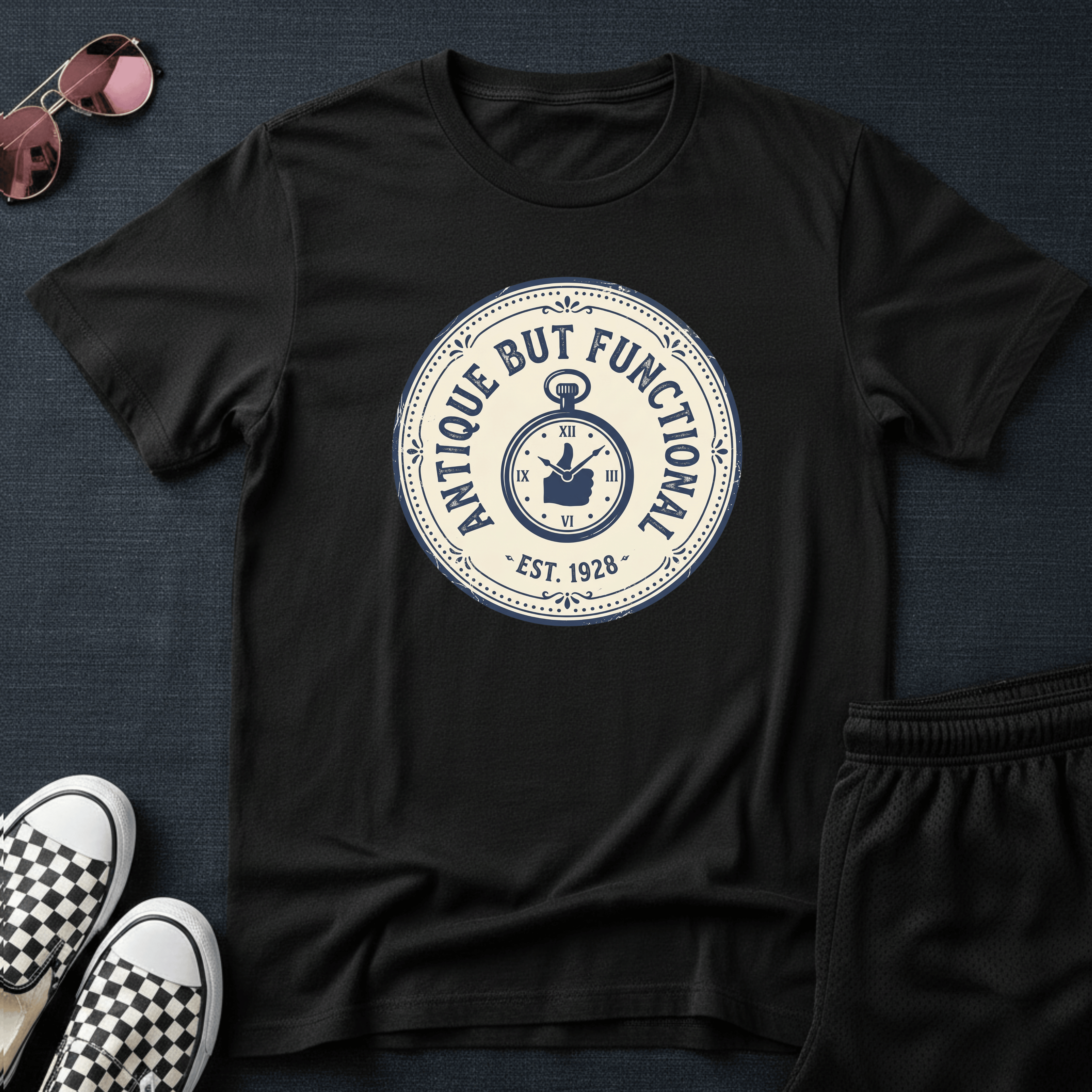 Antique but functional T-shirt