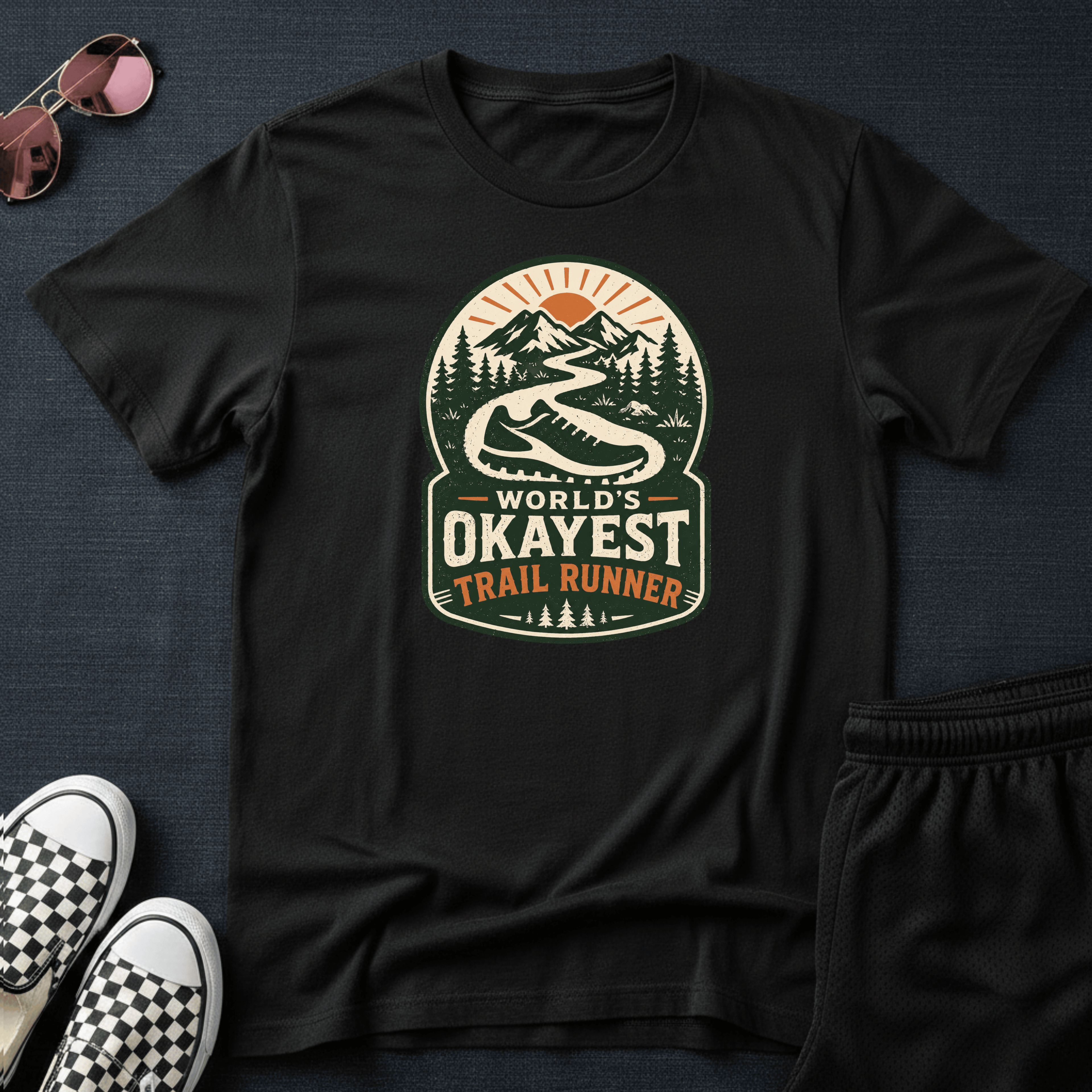 World's okayest trail runner T-shirt