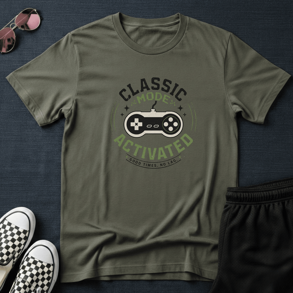 Classic mode activated T-shirt