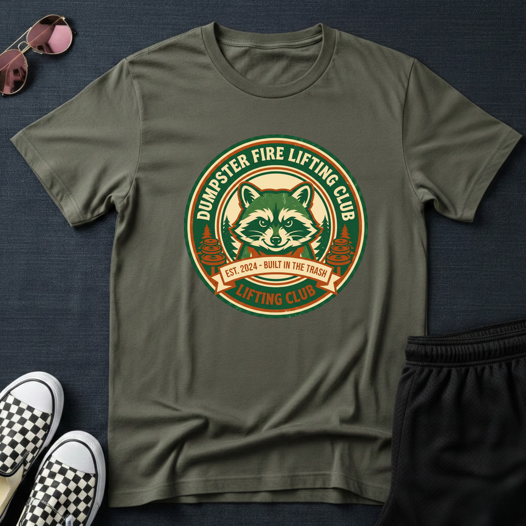 Dumpster Fire lifting club T-Shirt