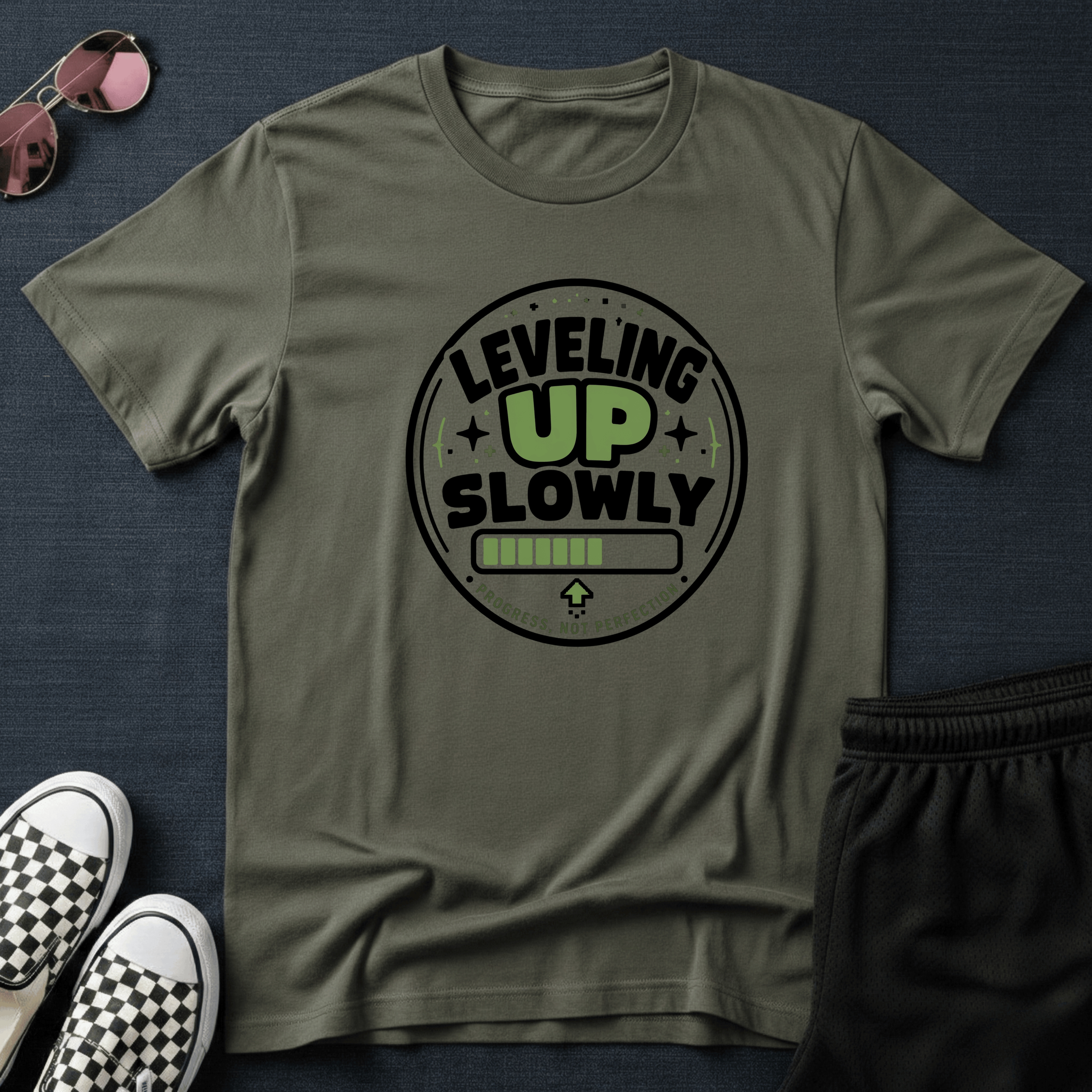 Leveling up slowly T-shirt