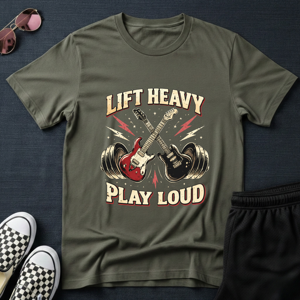 Lift heavy play loud T-Shirt