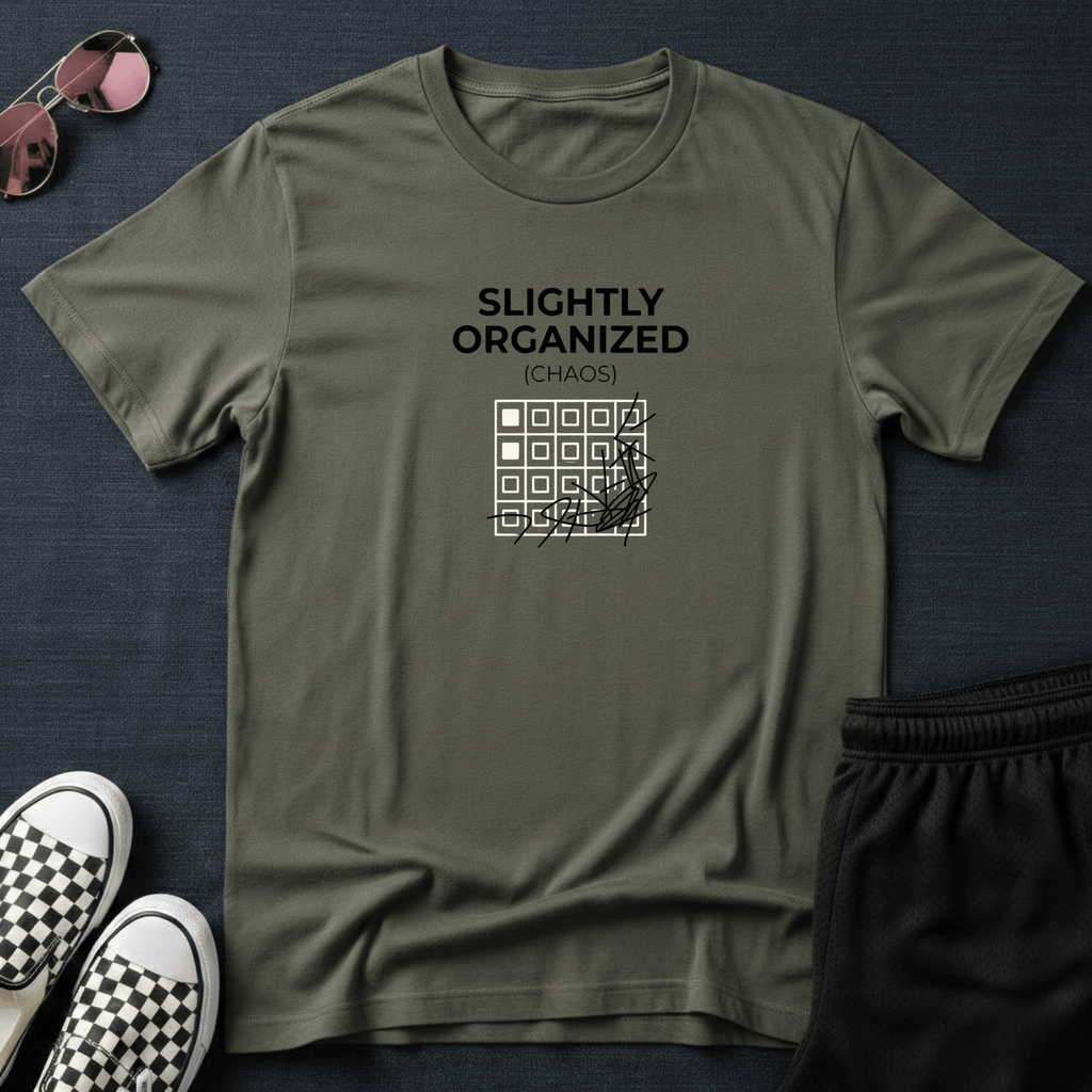 Slightly organized T-shirt