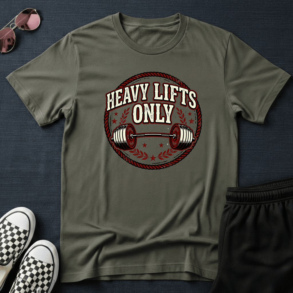Heavy lifts only T-shirt