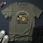 Strength in stereo T-shirt