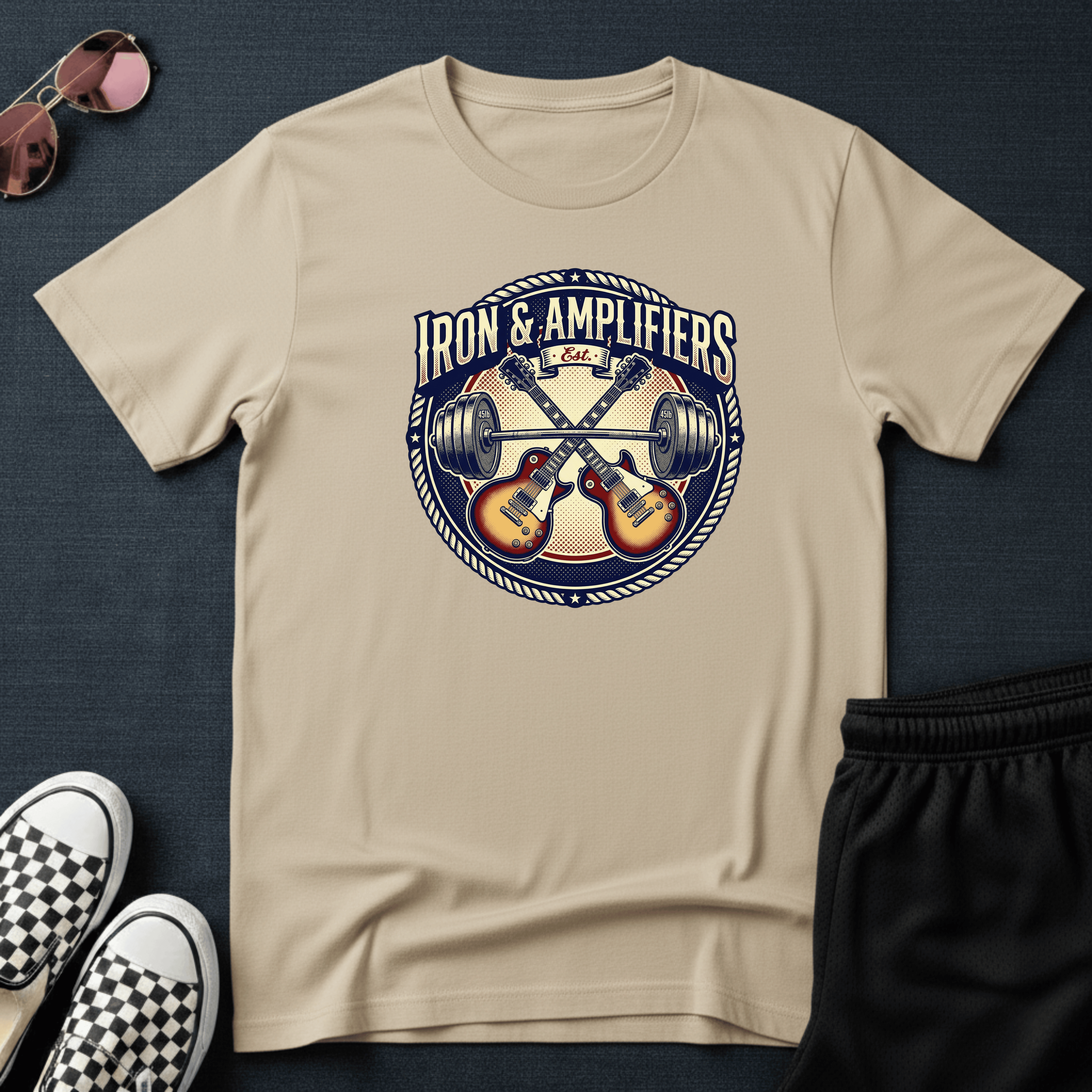 Iron and amplifiers T-shirt