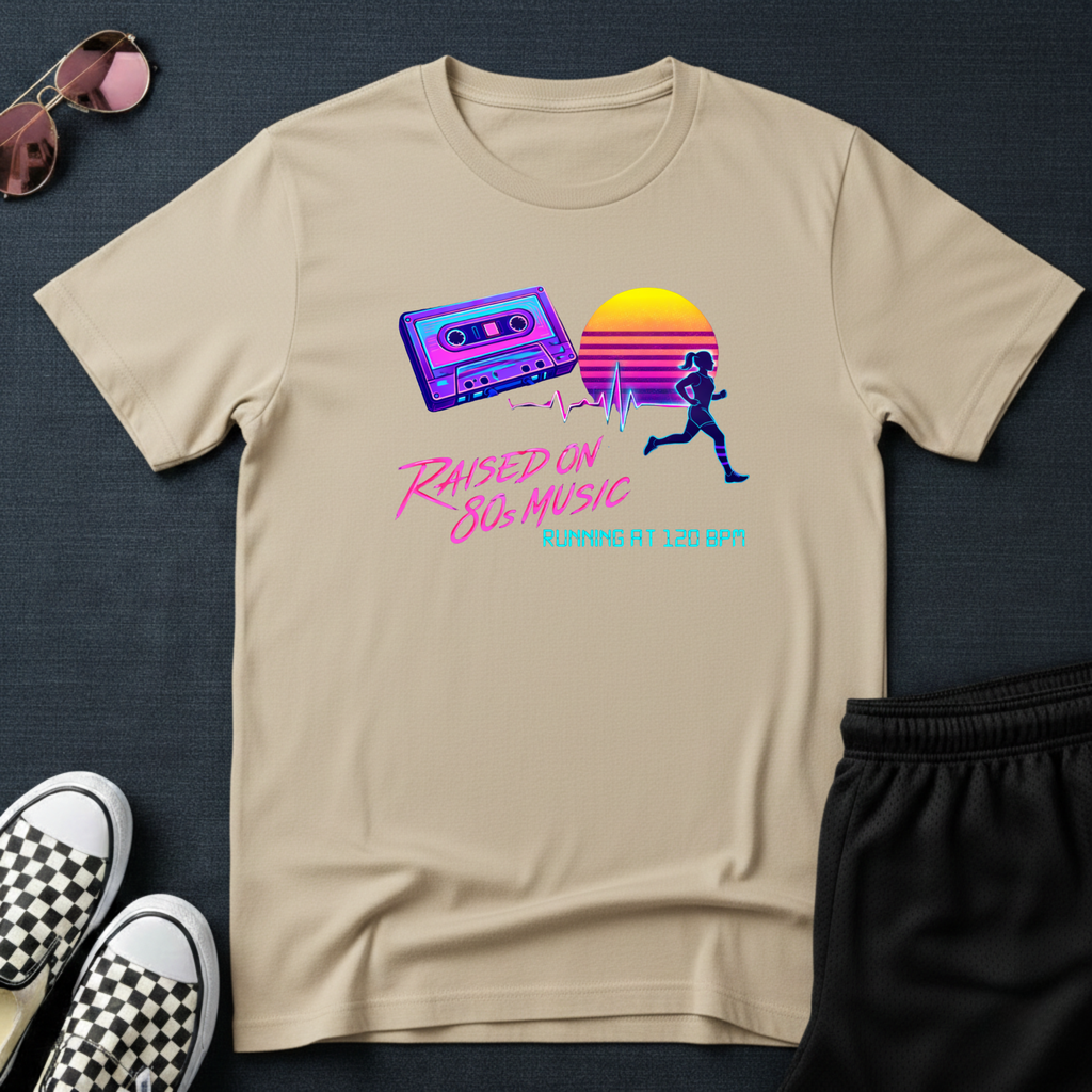 Raised on 80s music T-Shirt