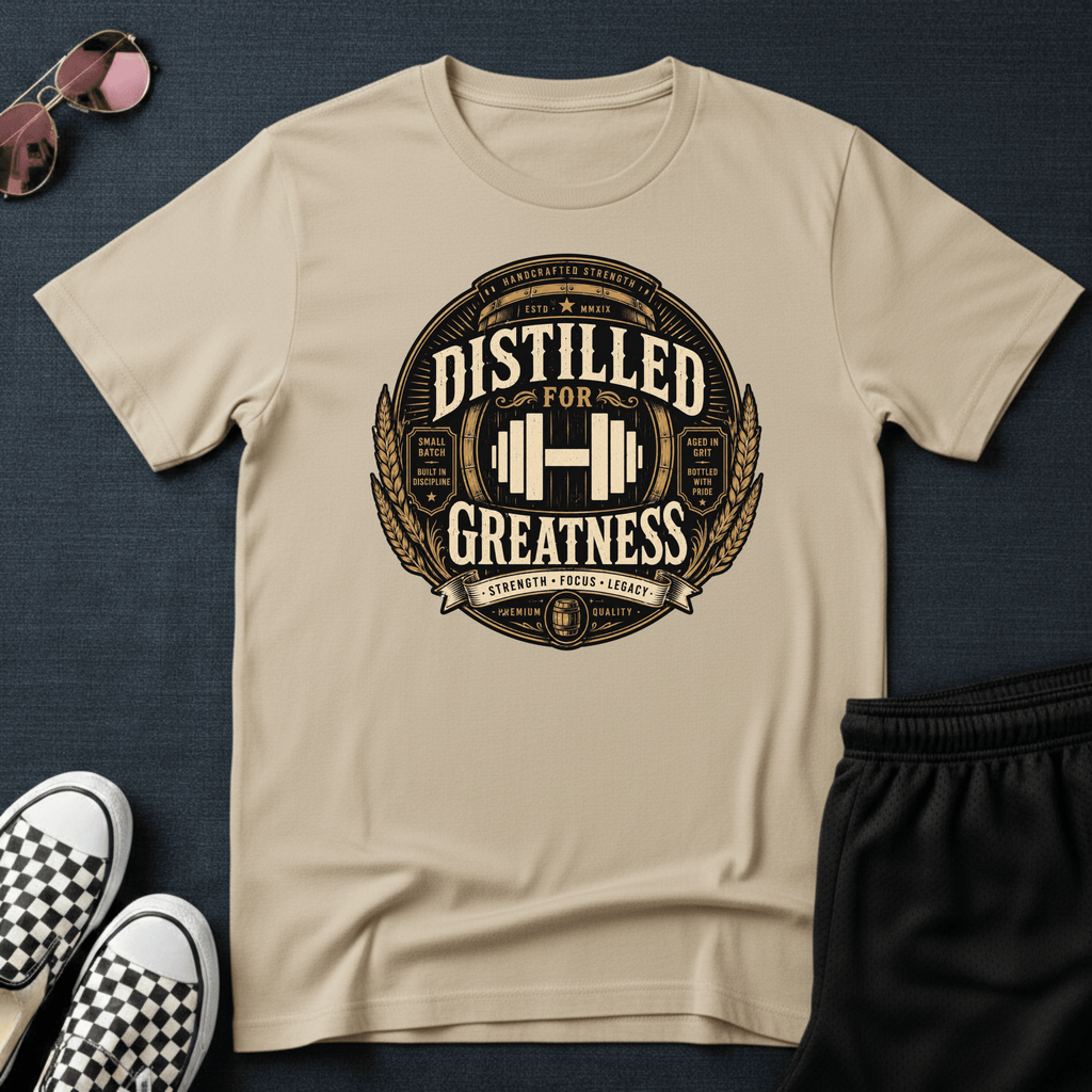 Distilled for greatness T-shirt