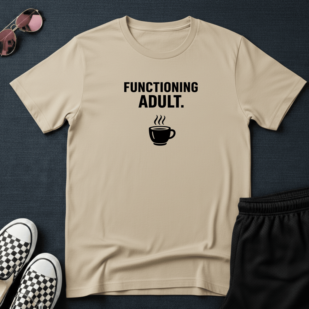 Functioning adult T-shirt