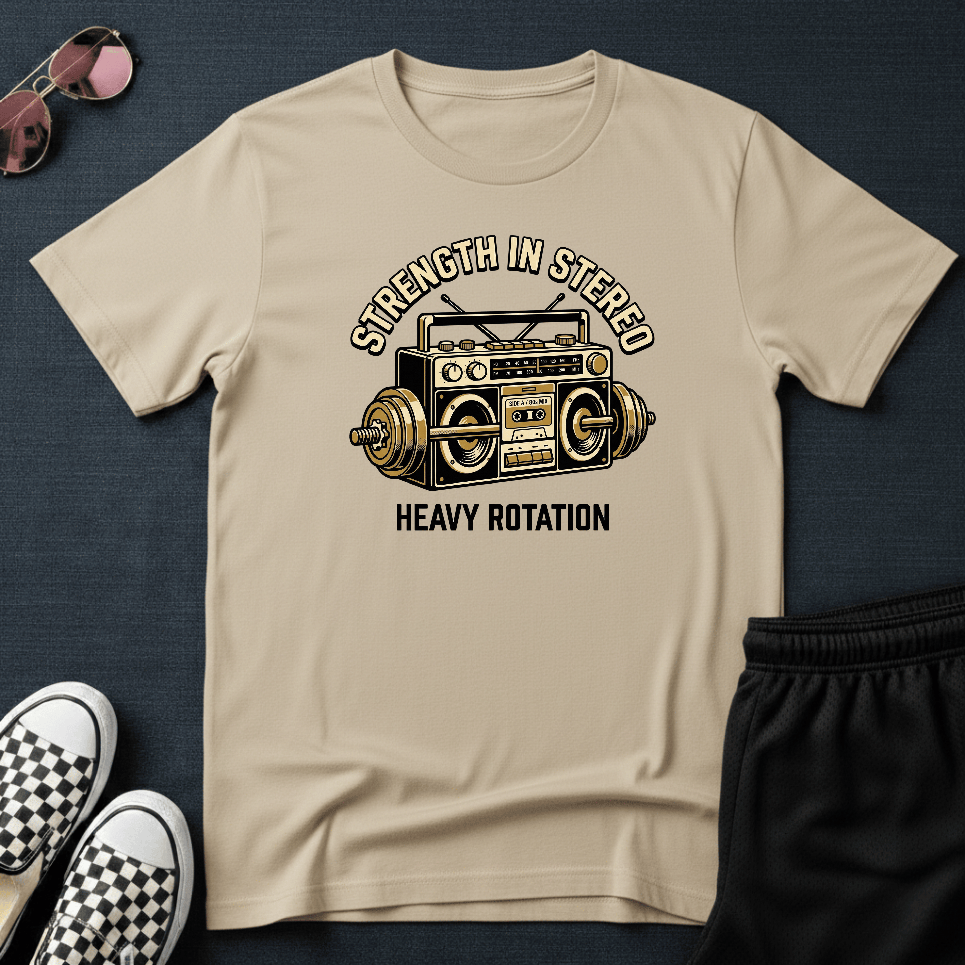 Strength in stereo T-shirt