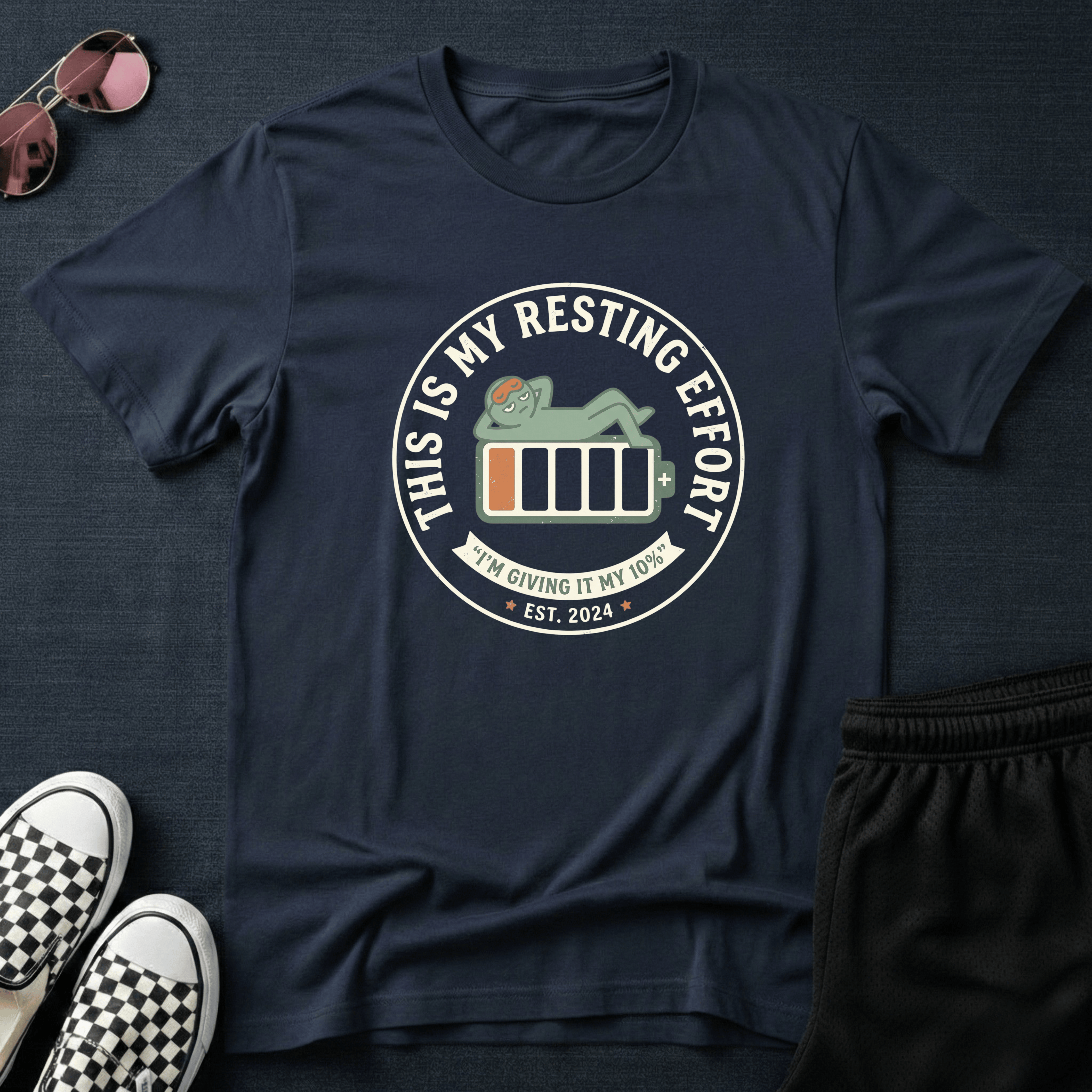 This is my resting effort T-shirt