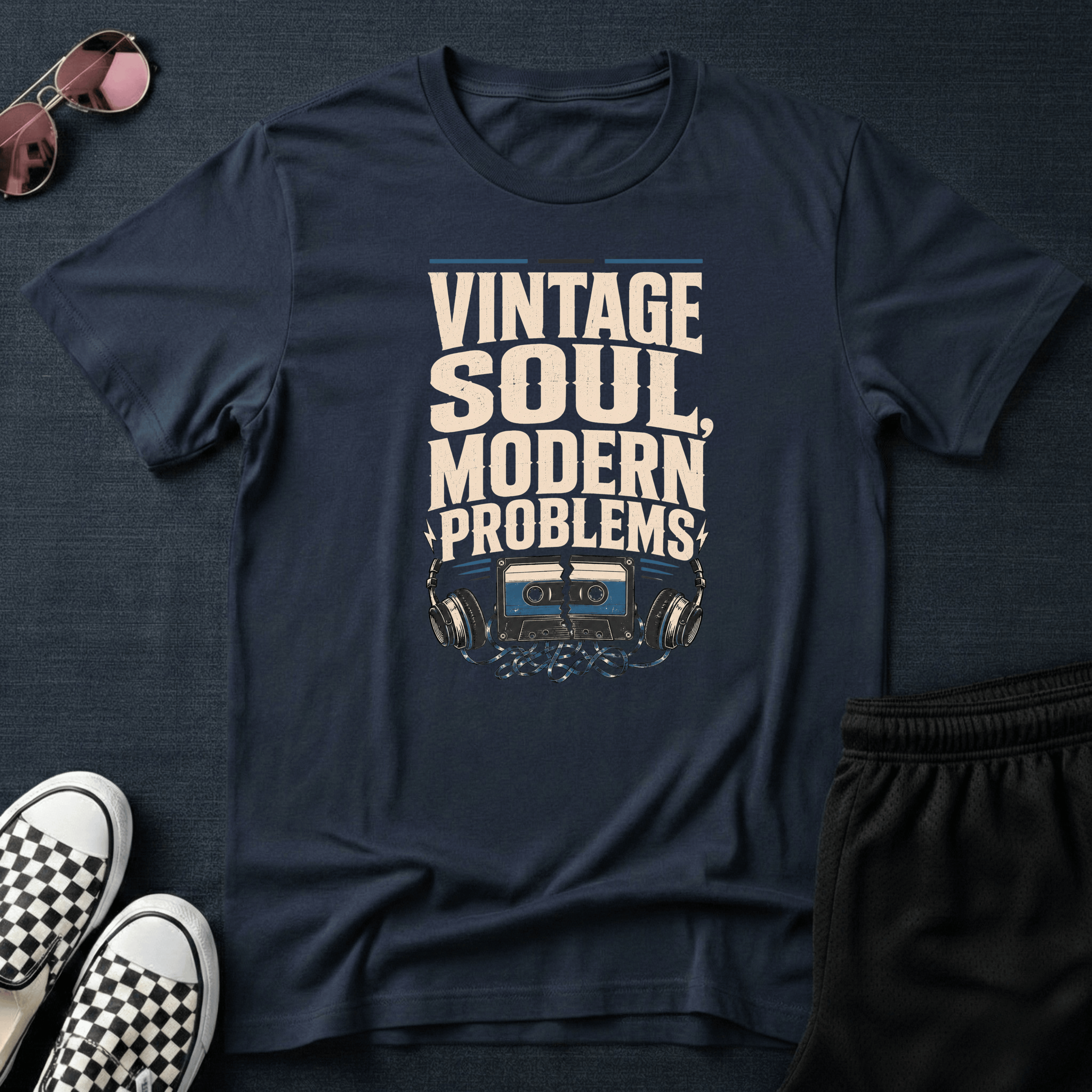 Vintage soul, modern problems T-shirt