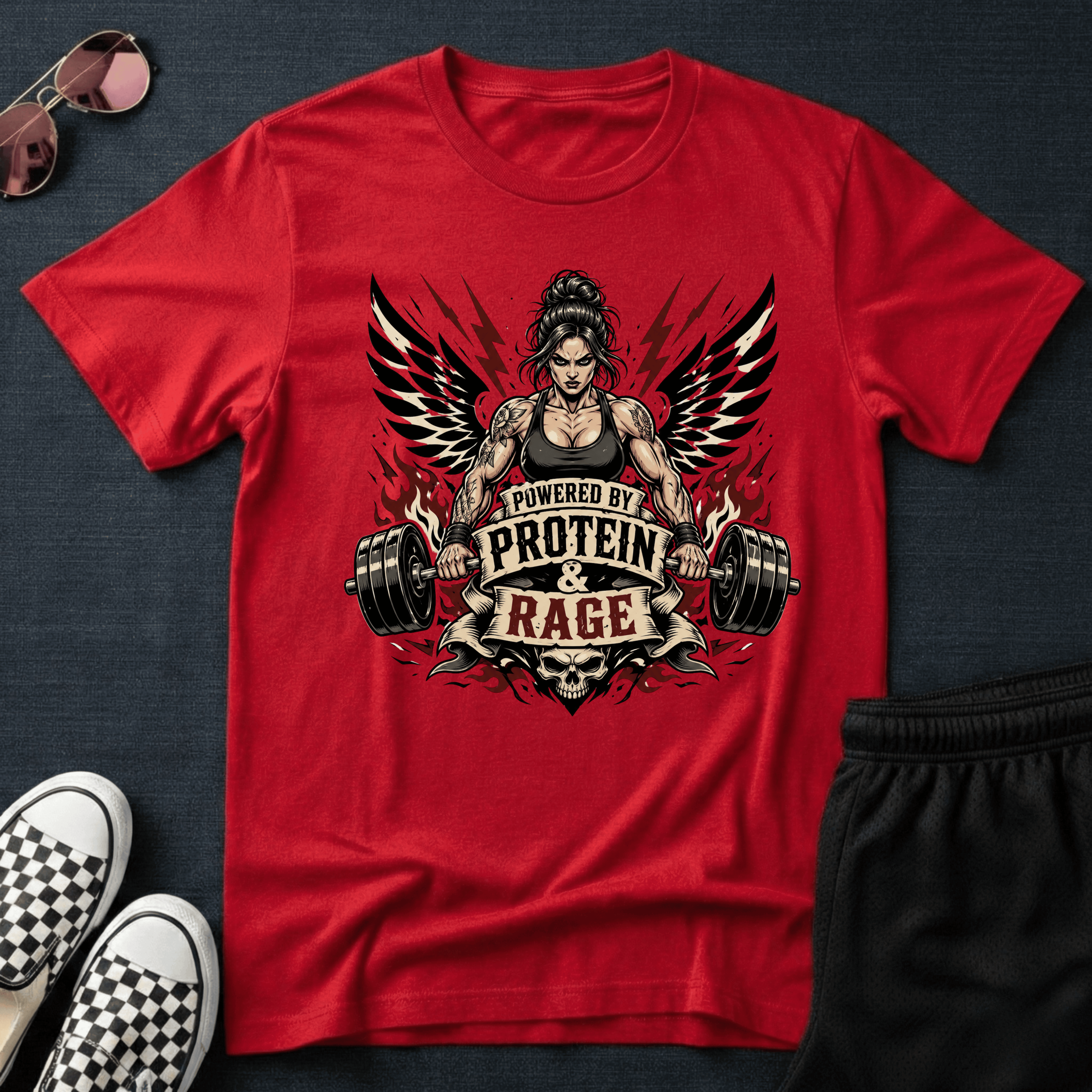 Protein and rage T-shirt