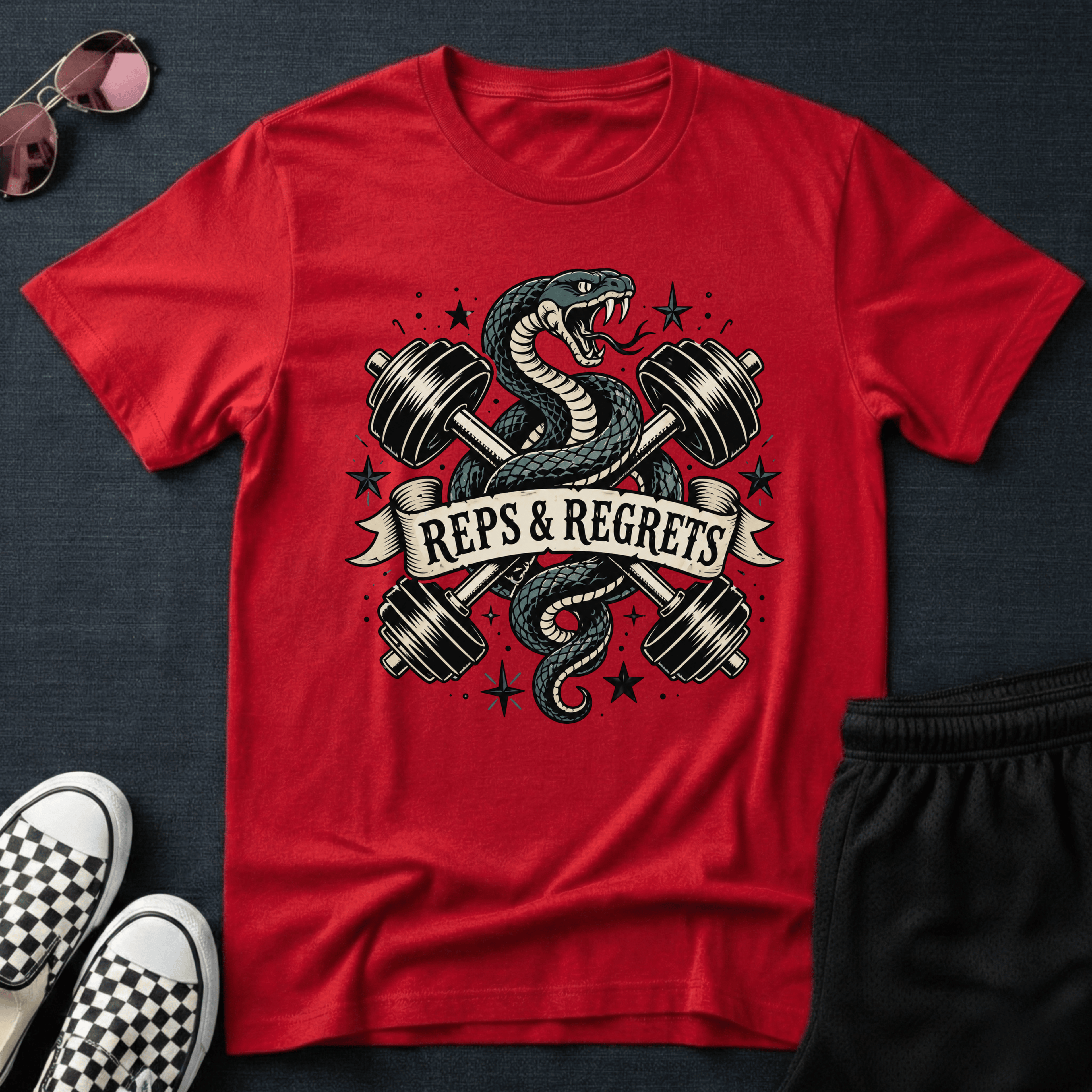 Reps and regrets T-shirt